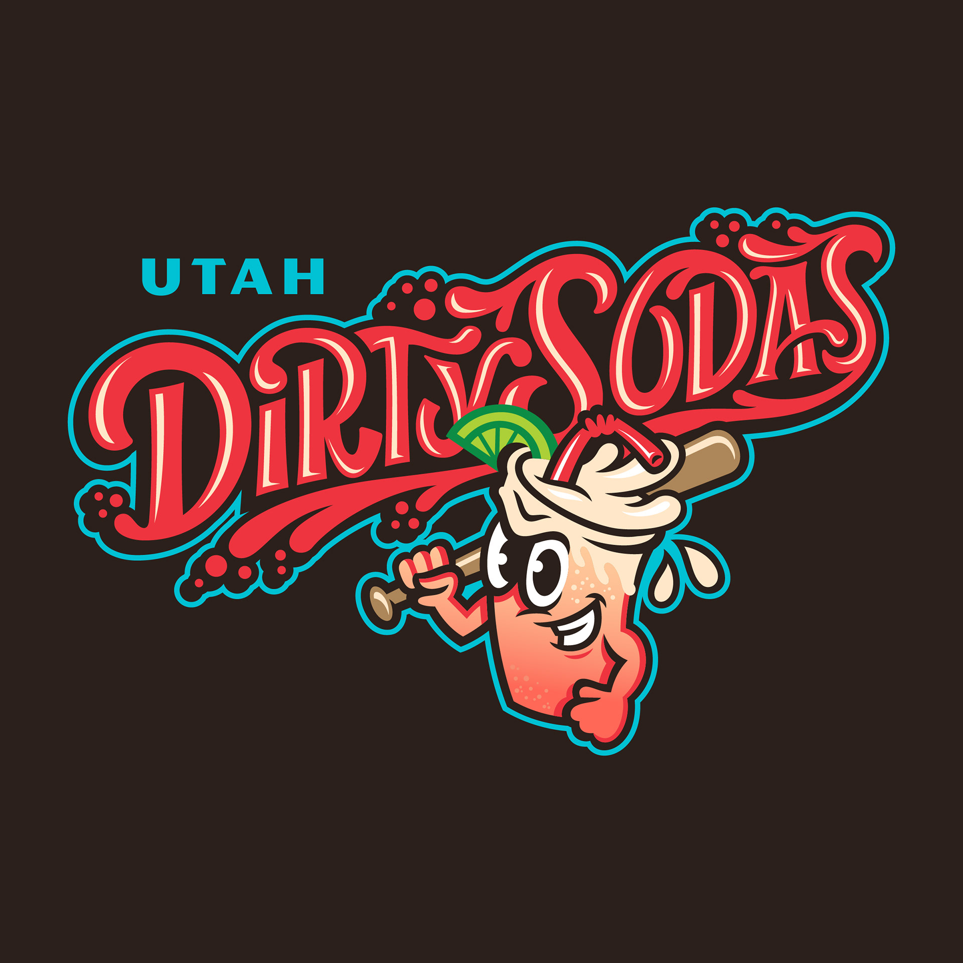 Utah Dirty Sodas Brand Identity & Uniform Design