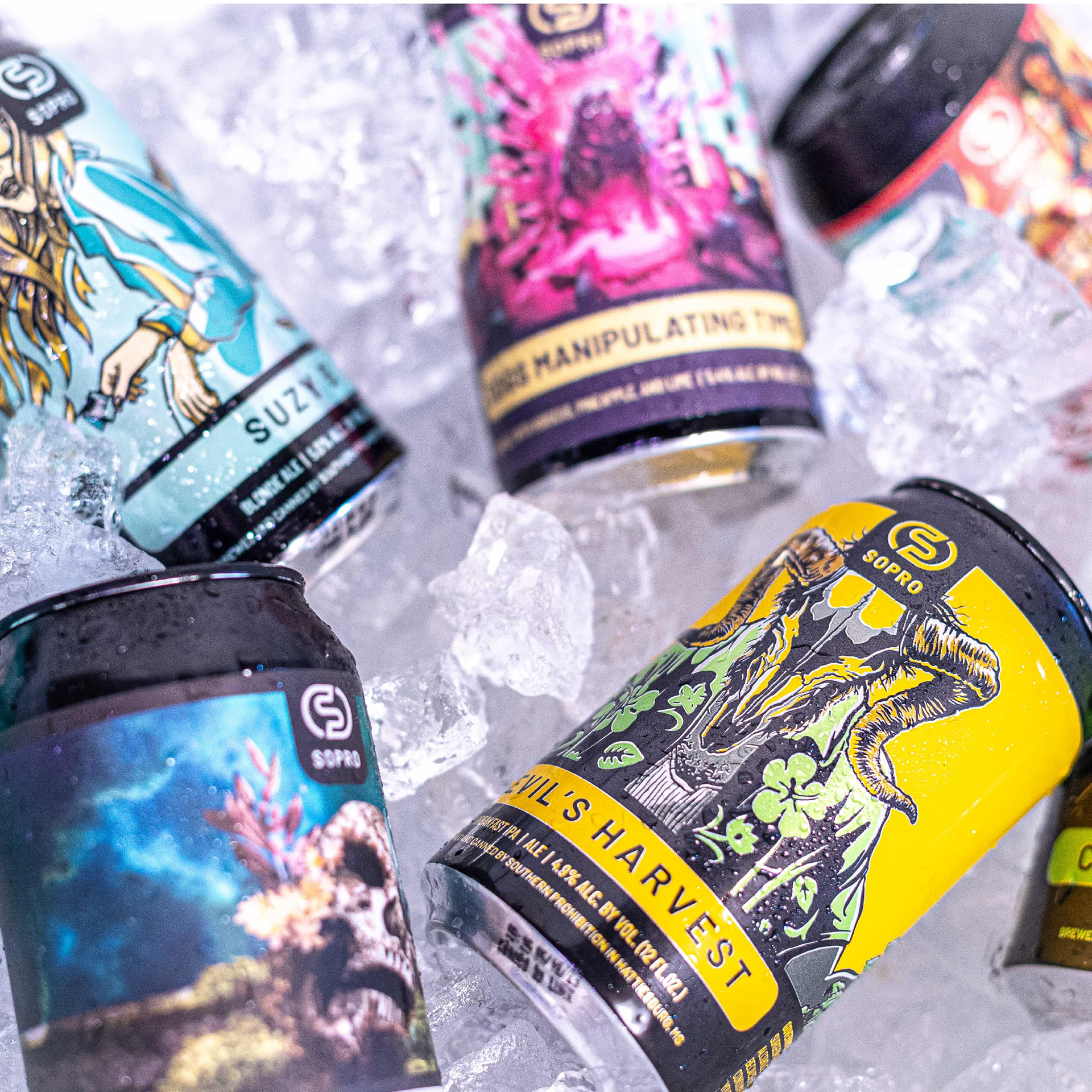 Southern Prohibition (SoPro) Brand Identity Design & Packaging Design