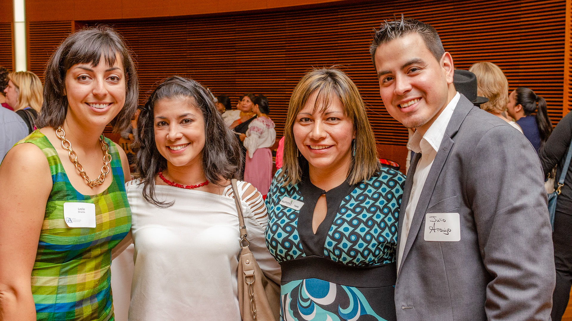 Event goers pose for memorable photos