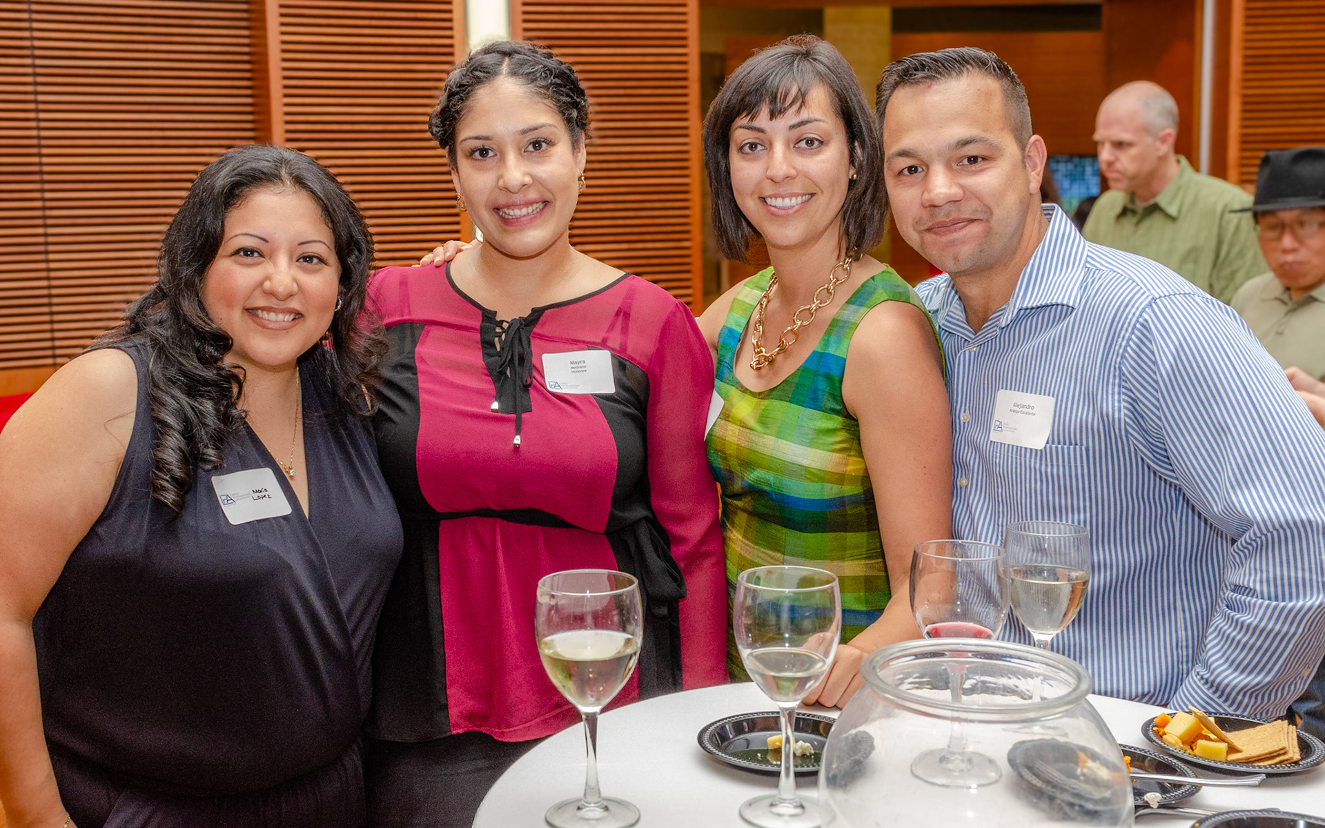 Event goers pose for memorable photos