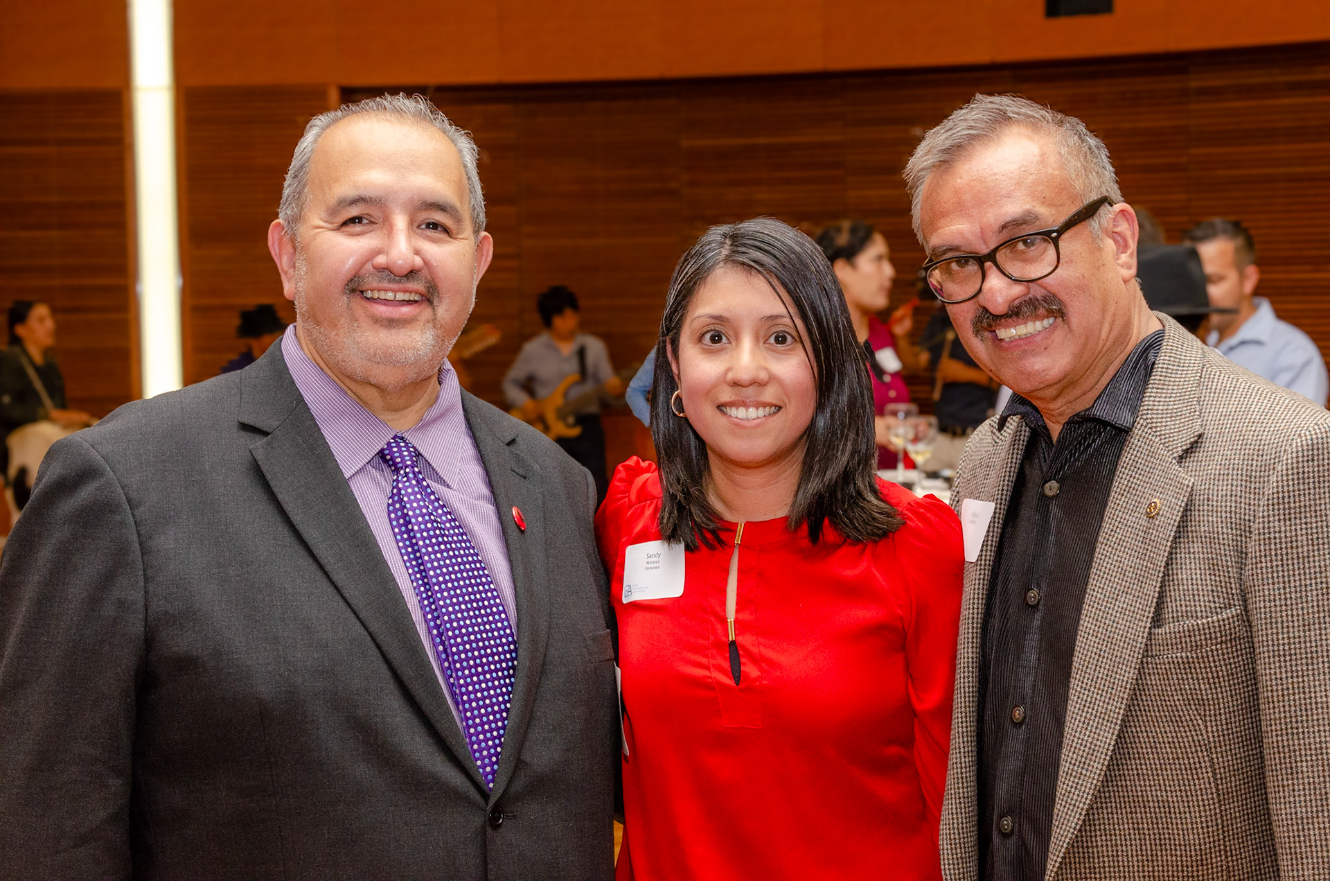 Event goers pose for memorable photos