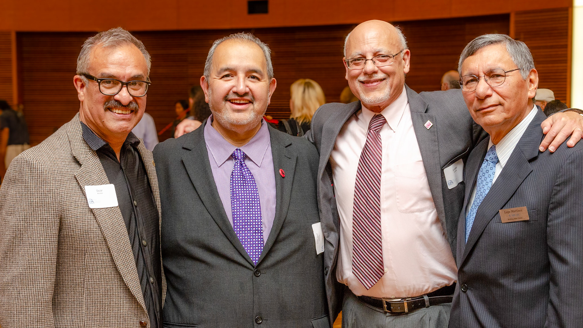 Event goers pose for memorable photos