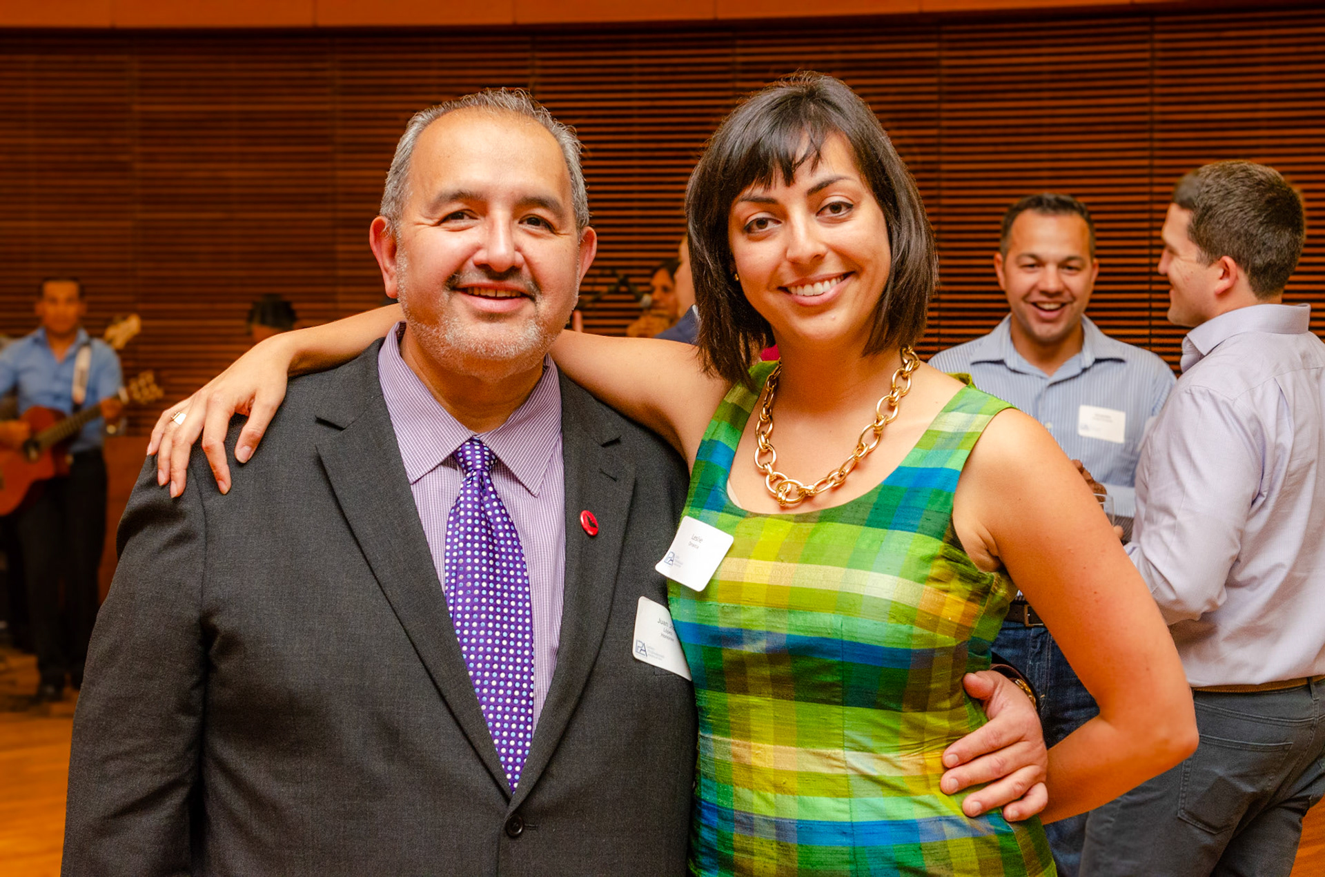 Event goers pose for memorable photos