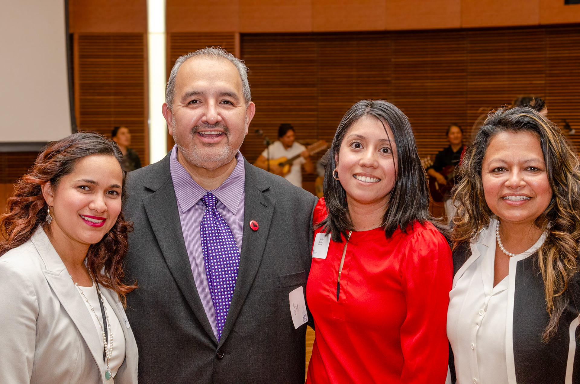 Event goers pose for memorable photos