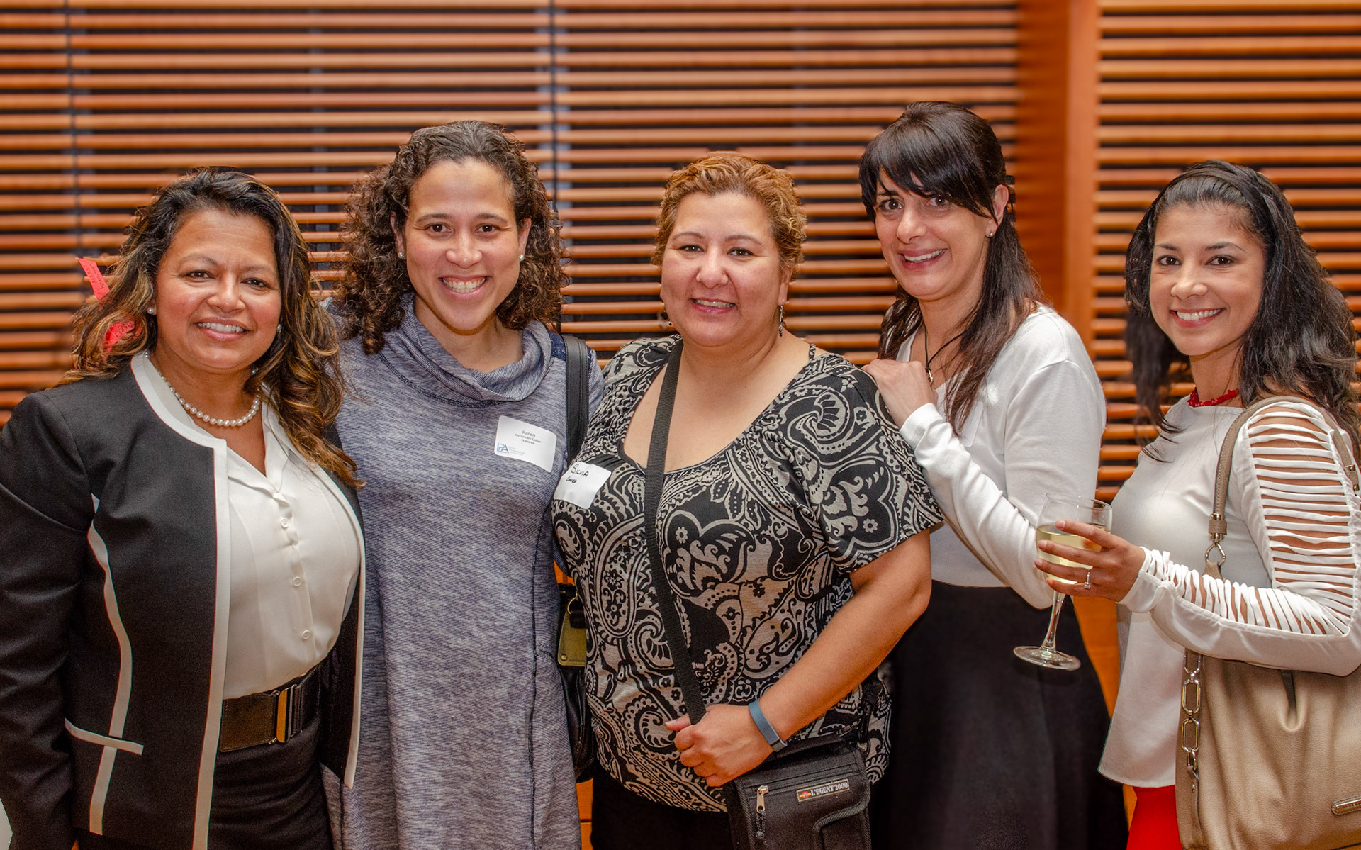 Event goers pose for memorable photos