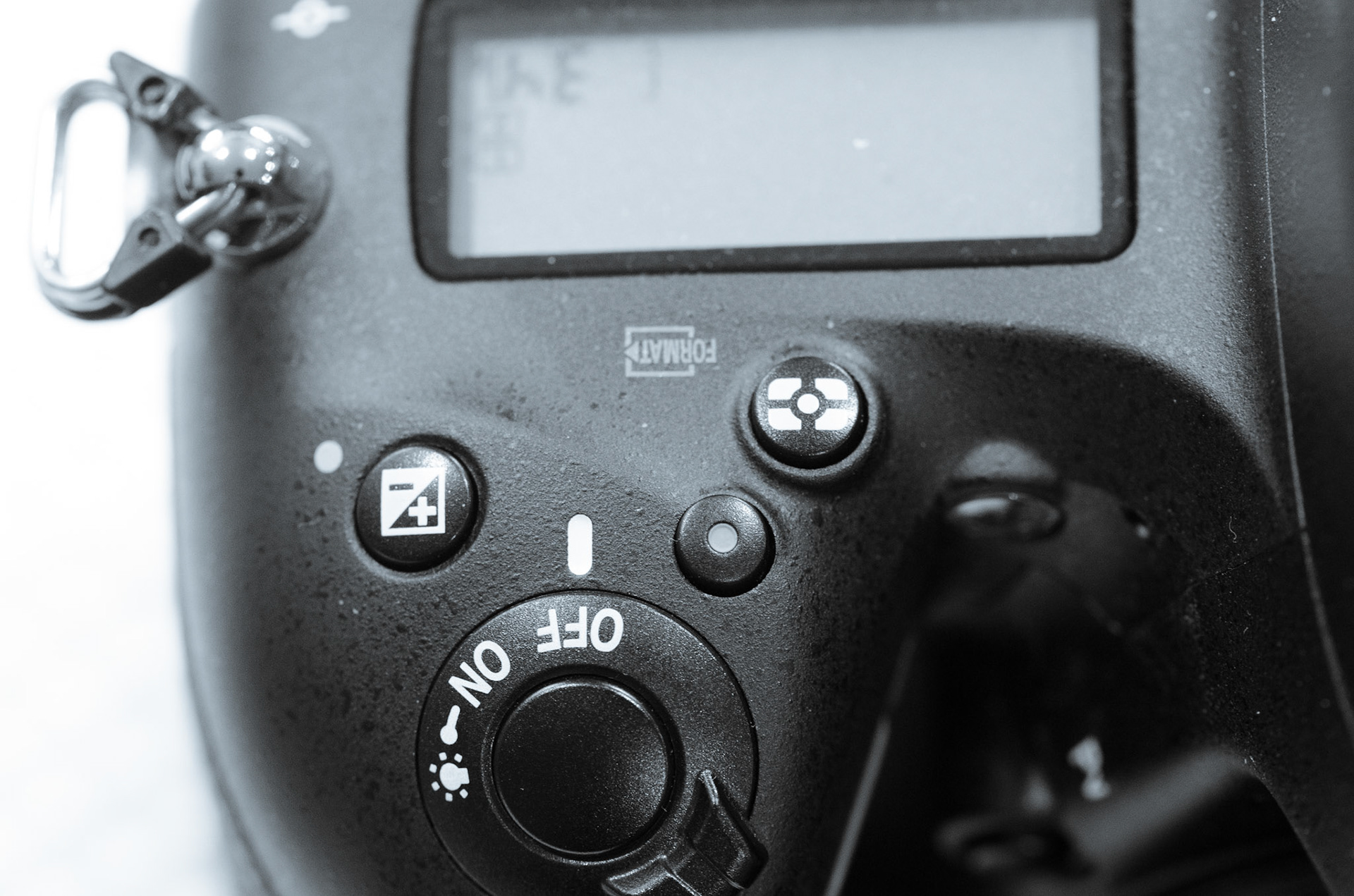 Nikon D750 Power Button Close-Up