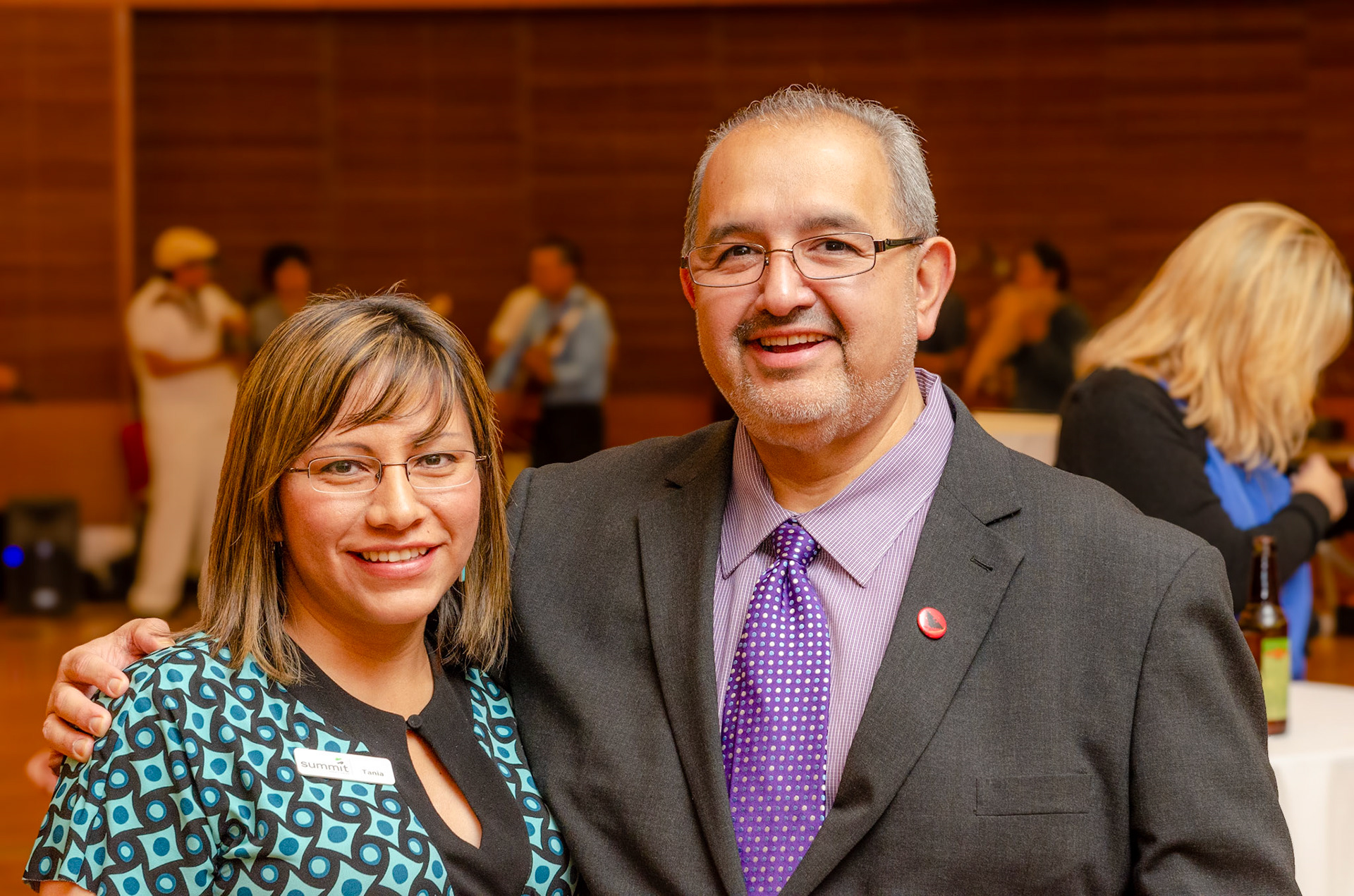 Event goers pose for memorable photos