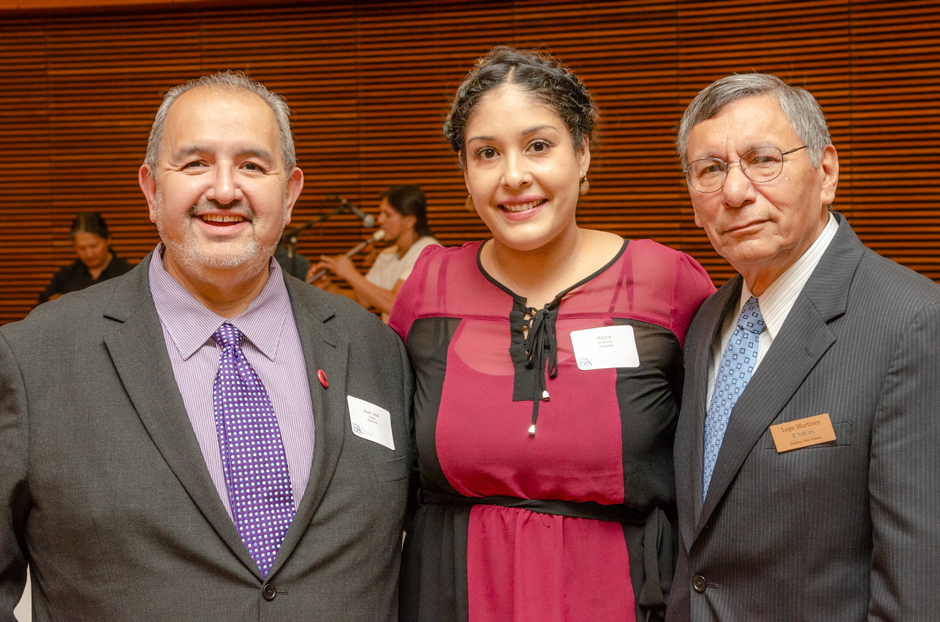 Event goers pose for memorable photos