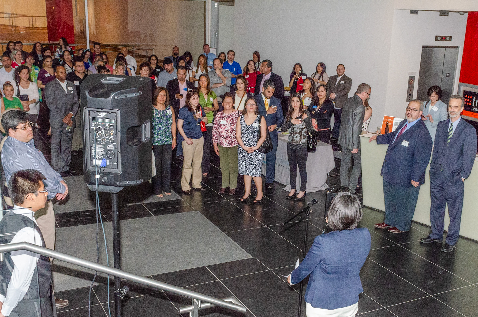 LPA President giving some "shout outs"