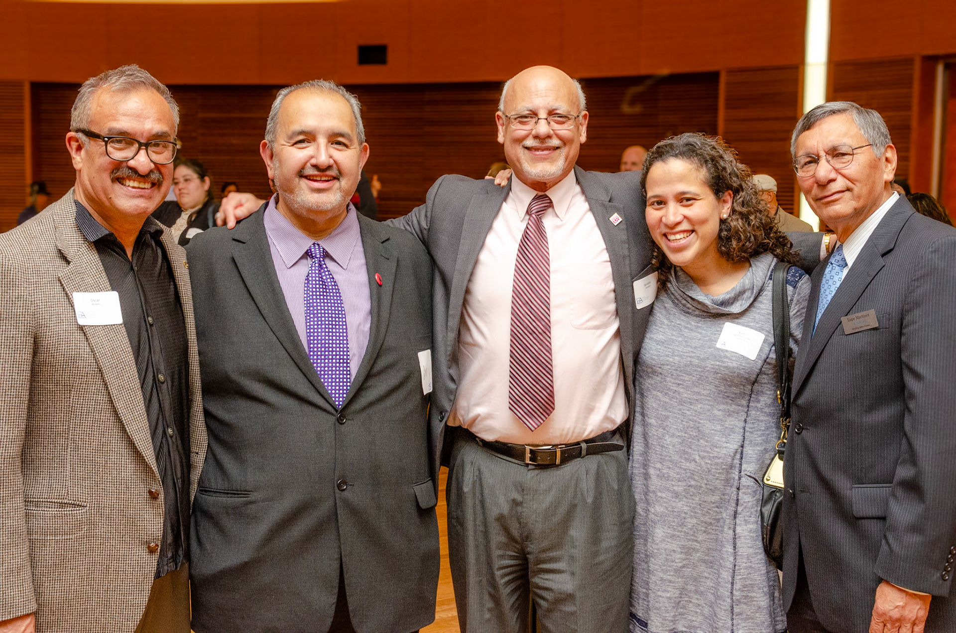 Event goers pose for memorable photos