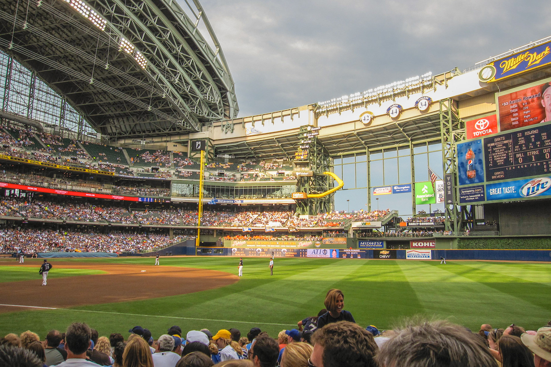 Miller Park first base side