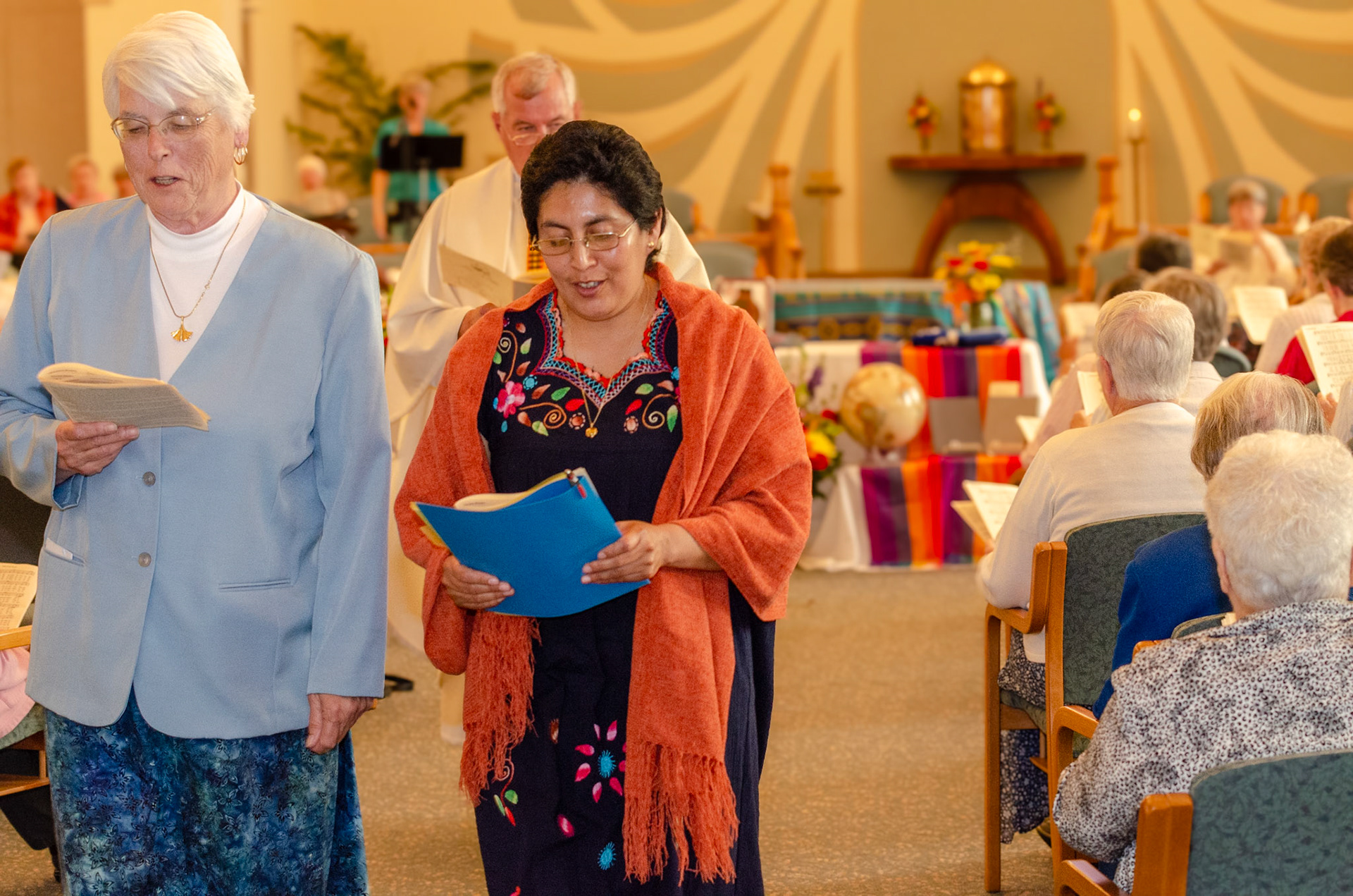 Ceremony end procession