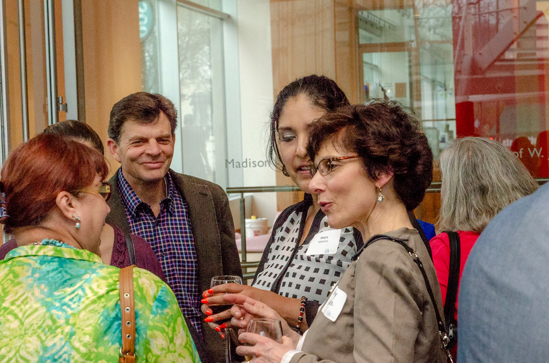 Networking at the event