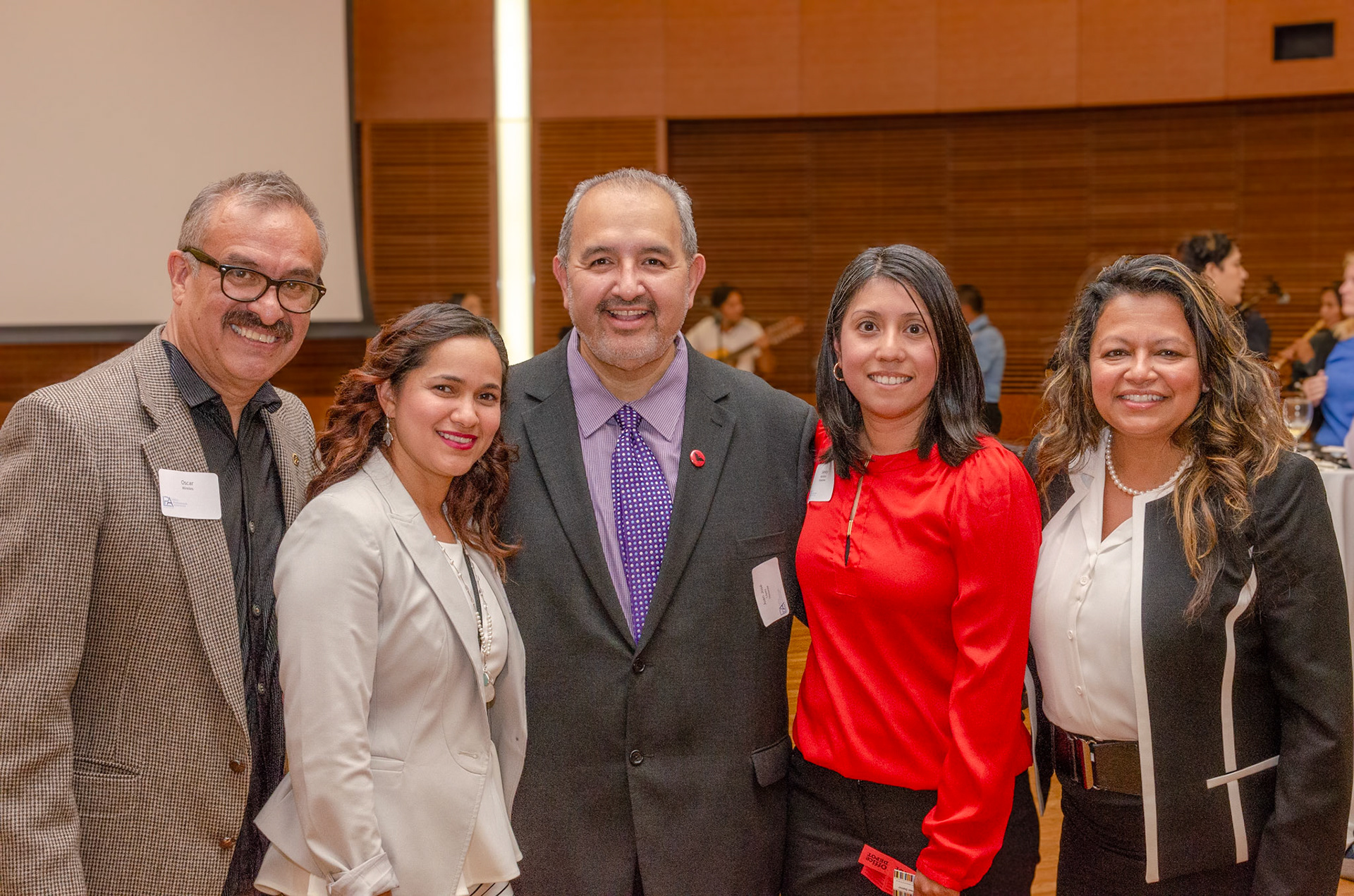 Event goers pose for memorable photos