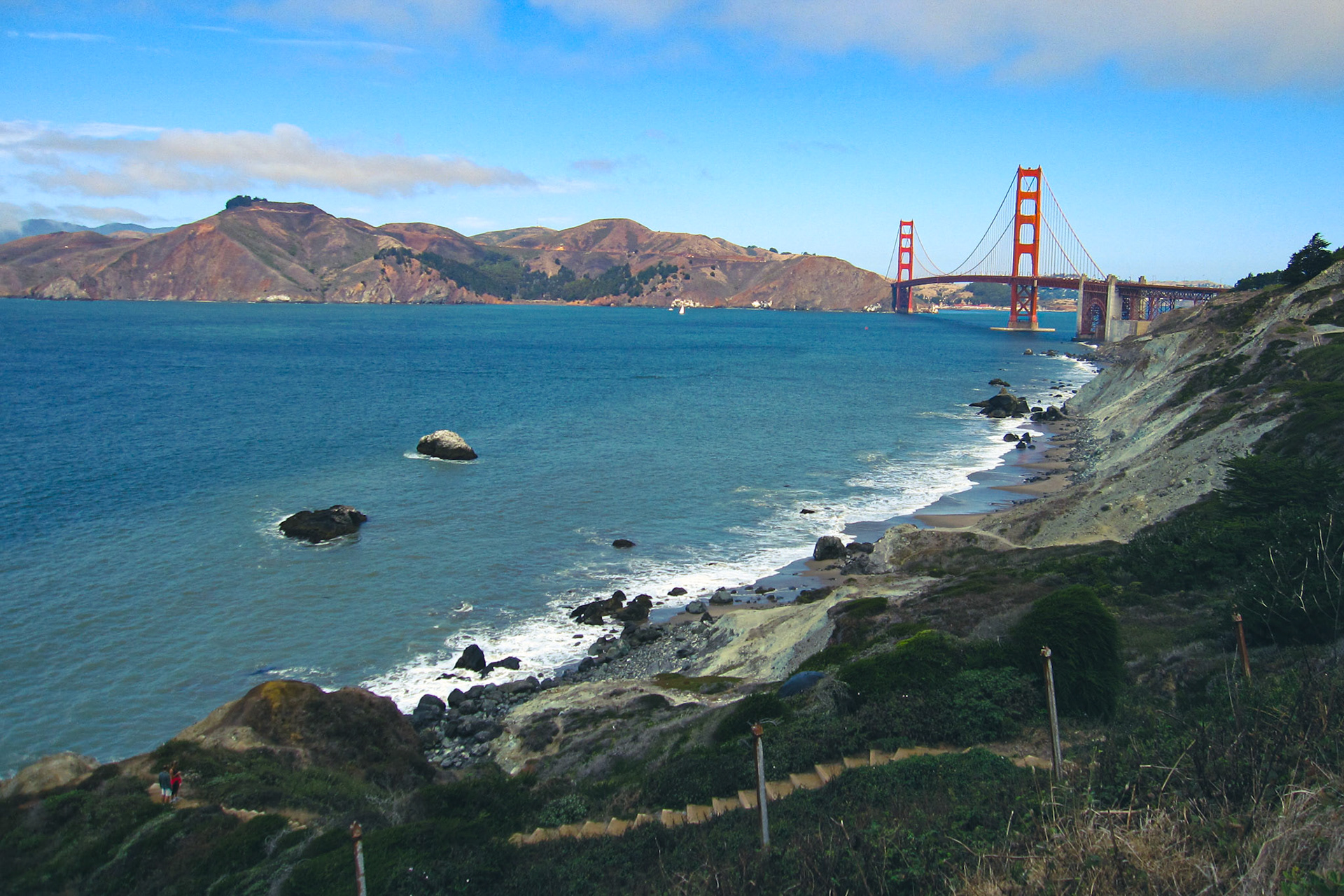 Day 3 - View along Batteries to Bluffs Trailhead