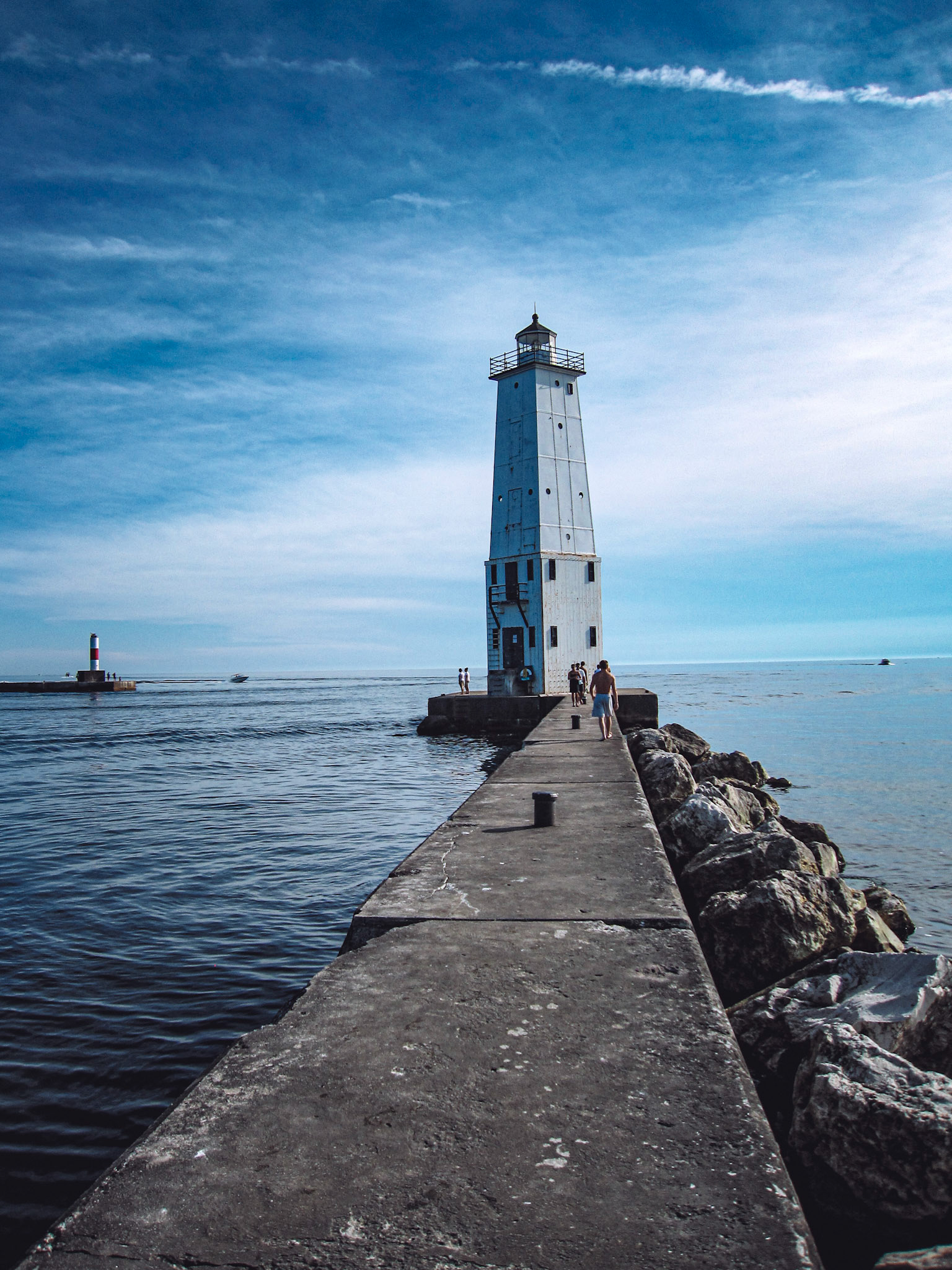 Frankfort North Breakwater Lighthouse