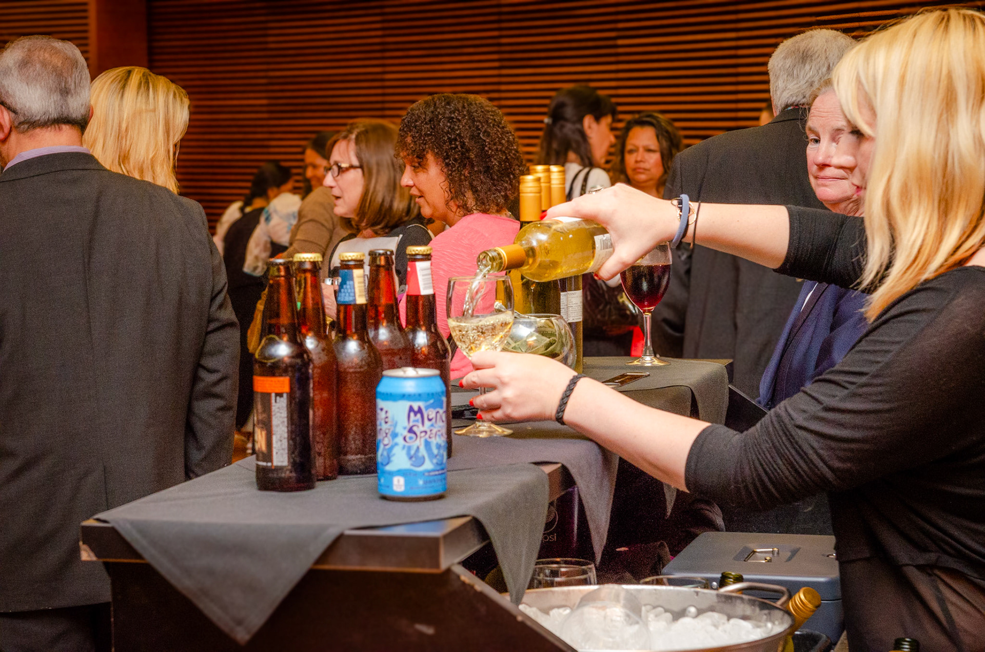 Bar service at event