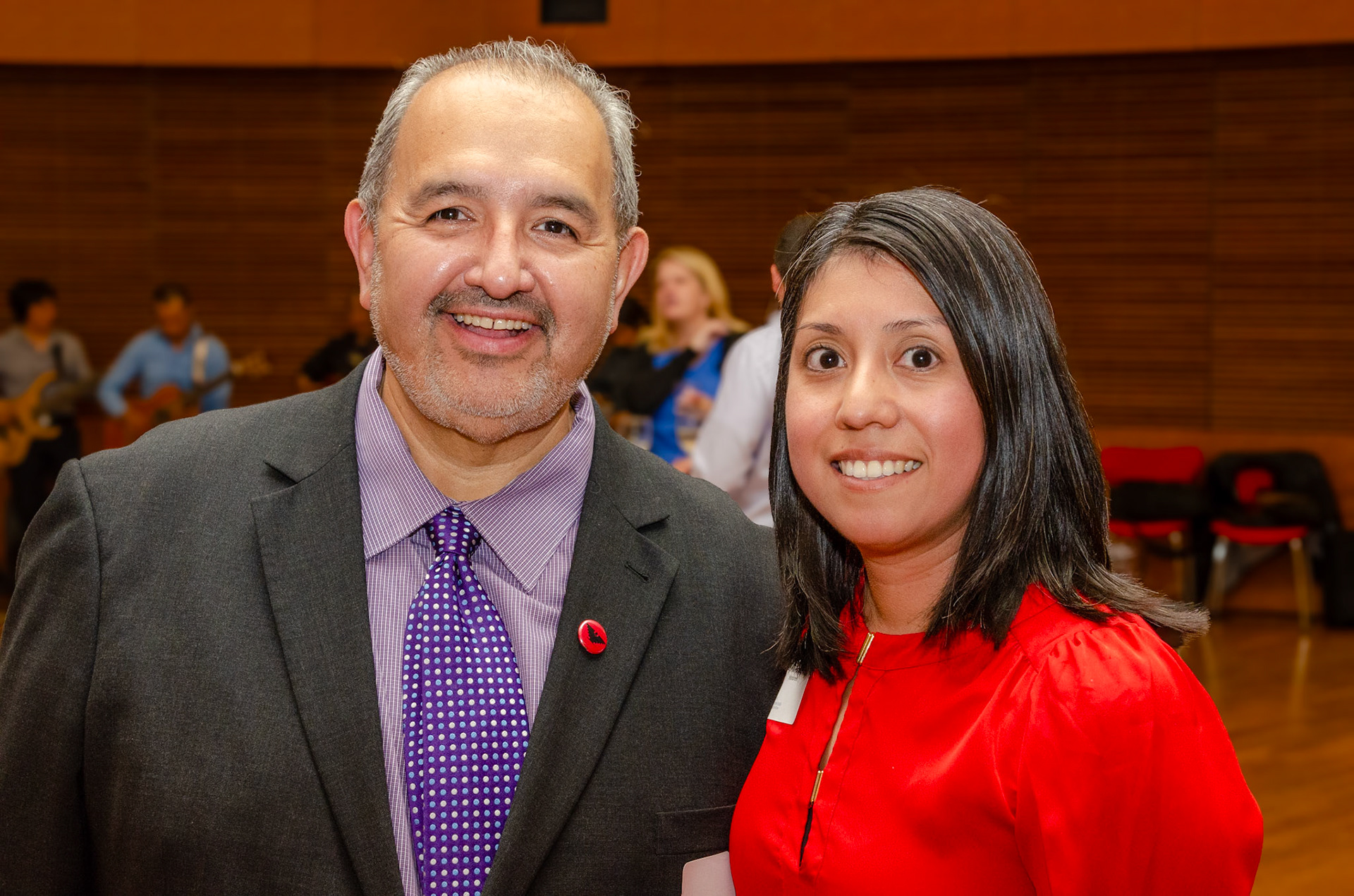 Event goers pose for memorable photos