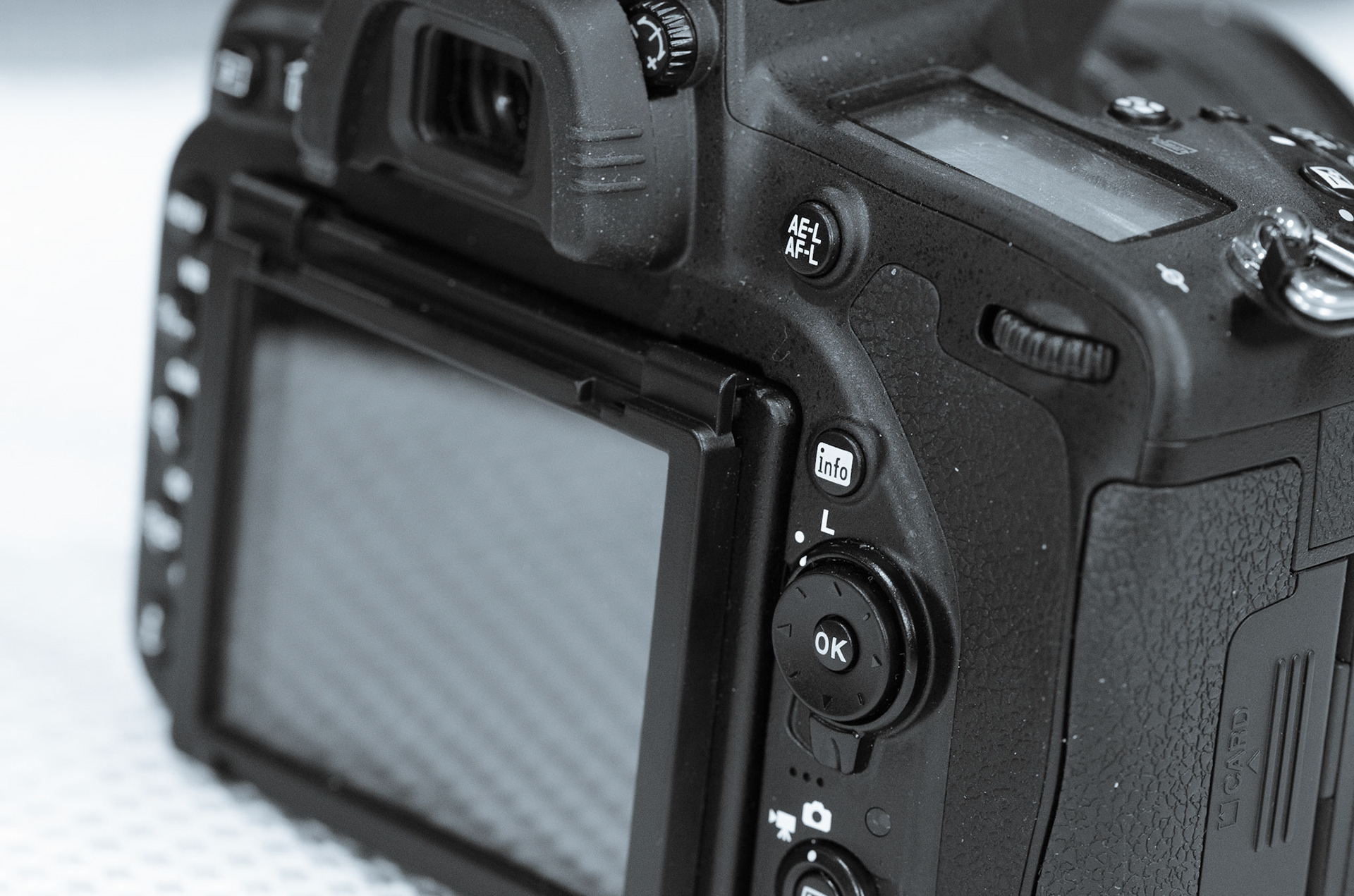 Nikon D750 Multi-selector Close-Up