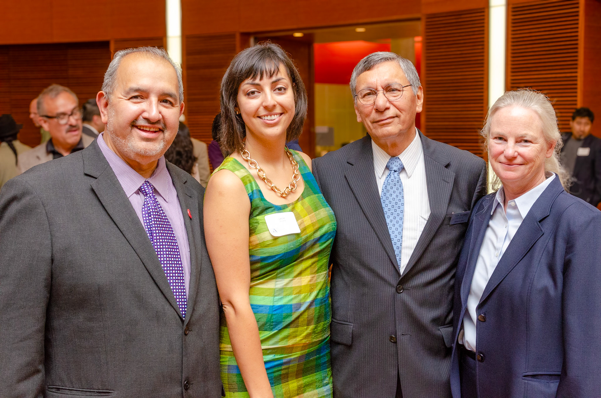 Event goers pose for memorable photos