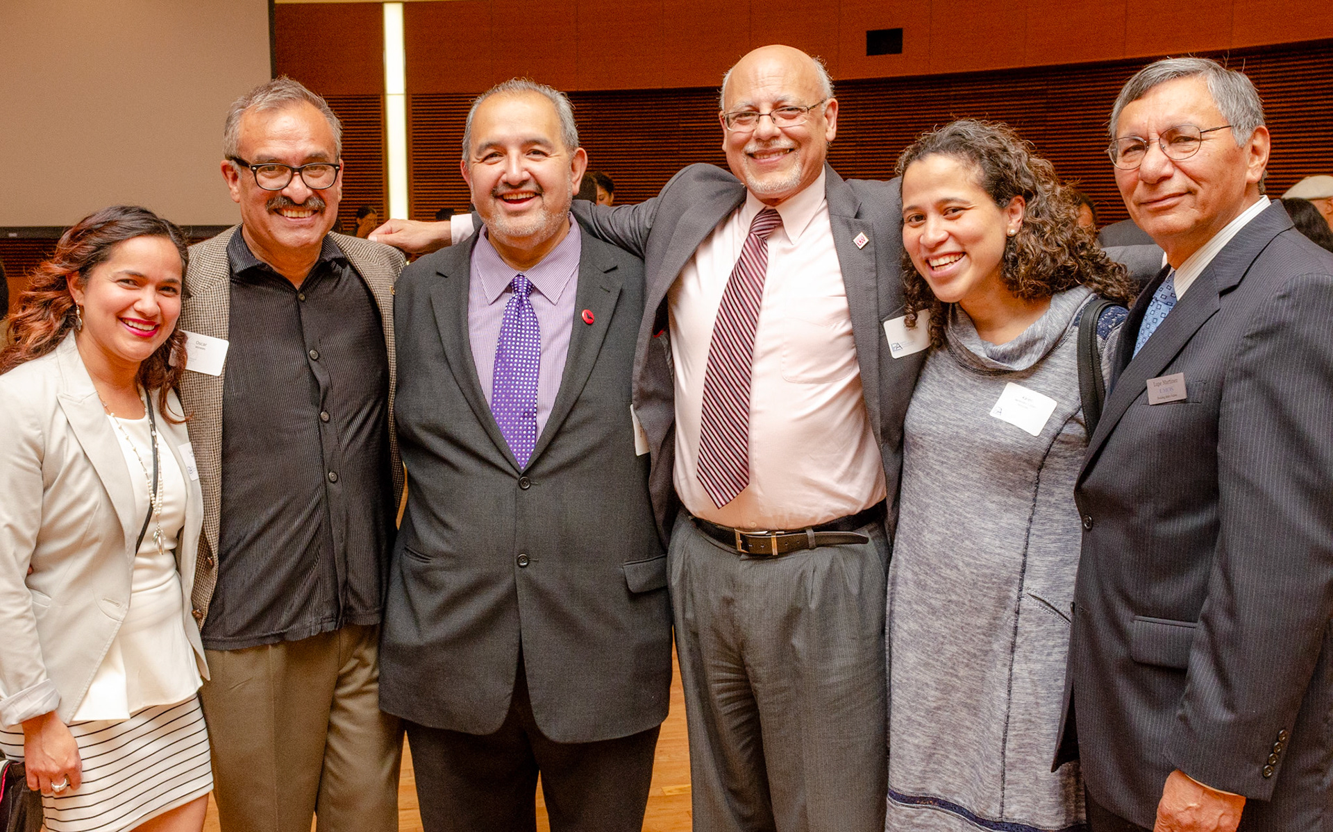 Event goers pose for memorable photos