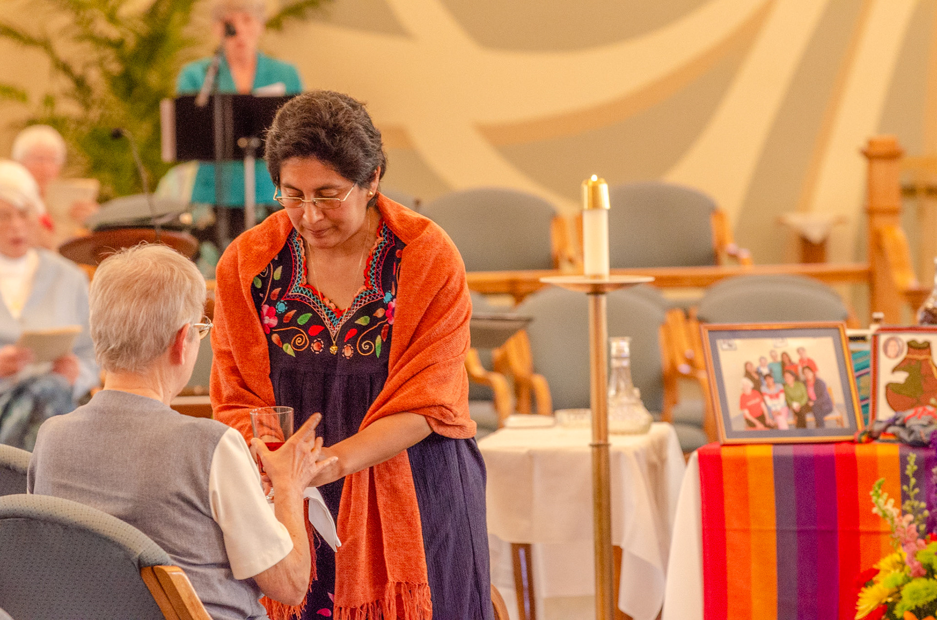 Communion wine offering