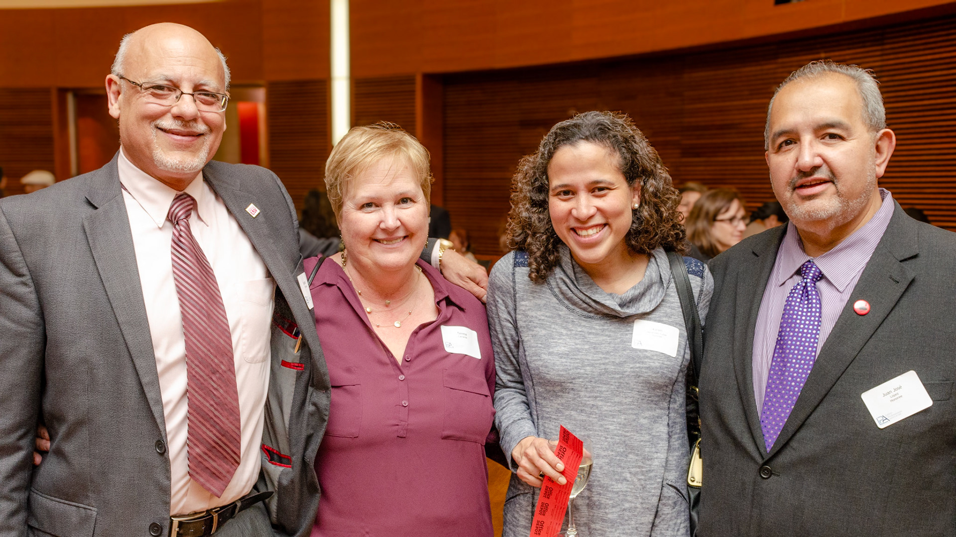 Event goers pose for memorable photos