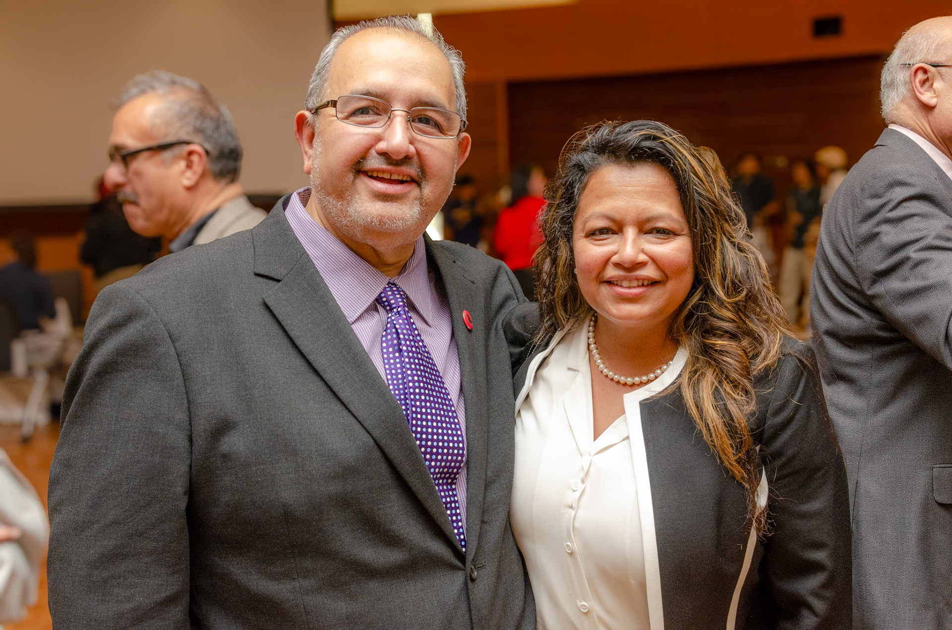 Event goers pose for memorable photos