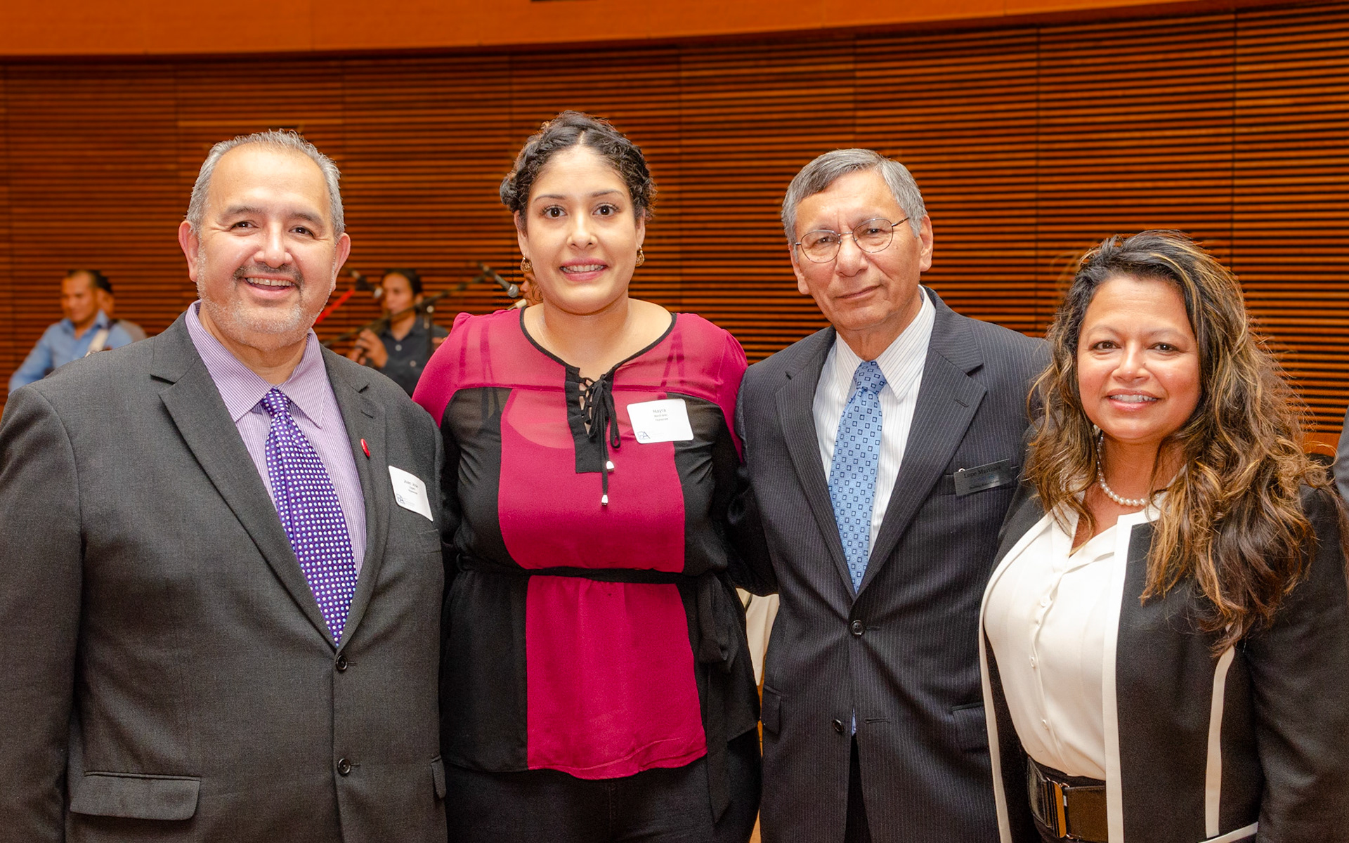 Event goers pose for memorable photos