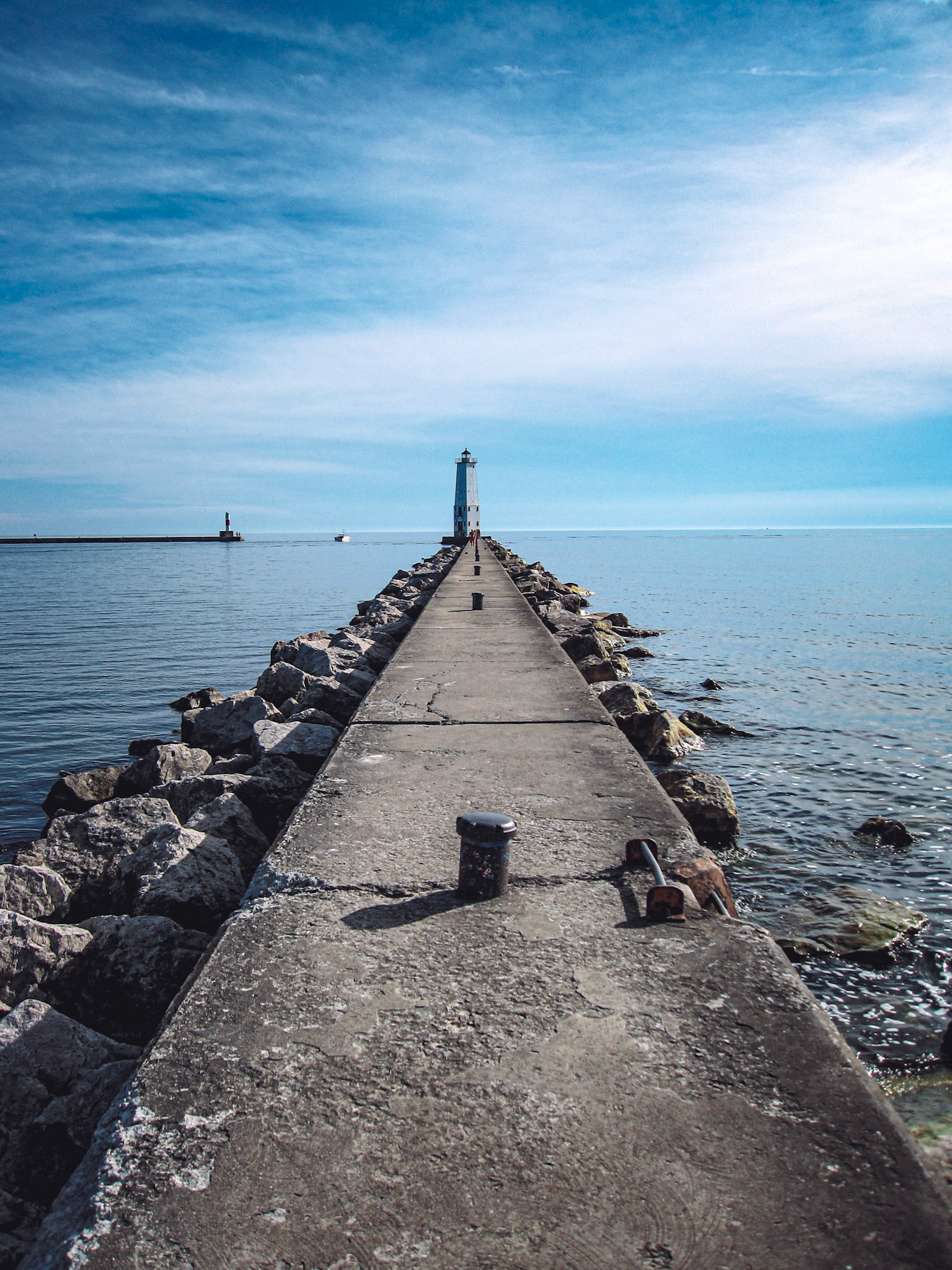 Frankfort North Breakwater Lighthouse