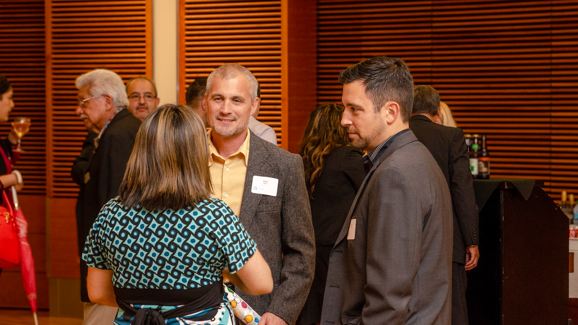Networking at the event