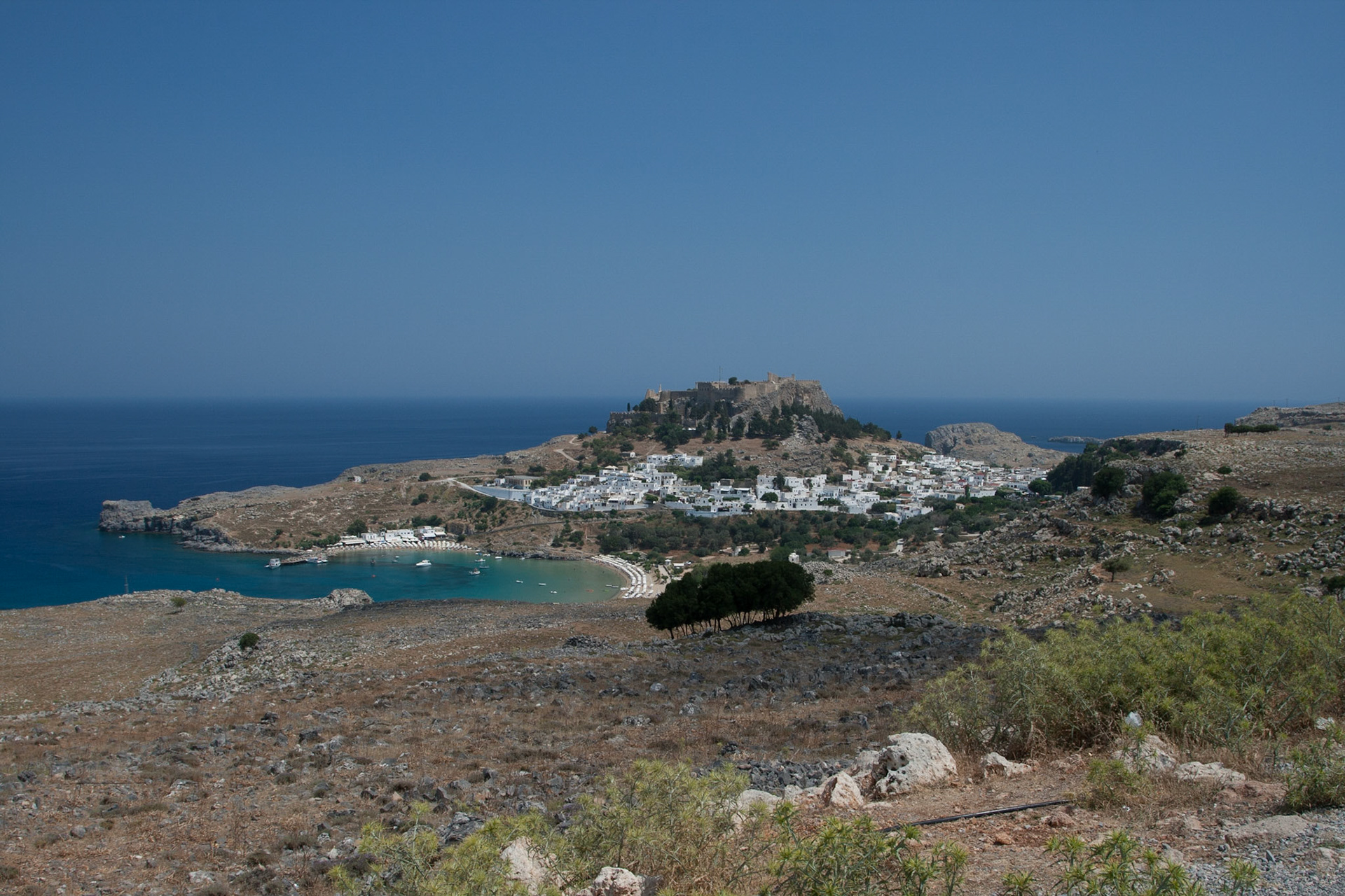 Bay view, Lindos, Rhodes