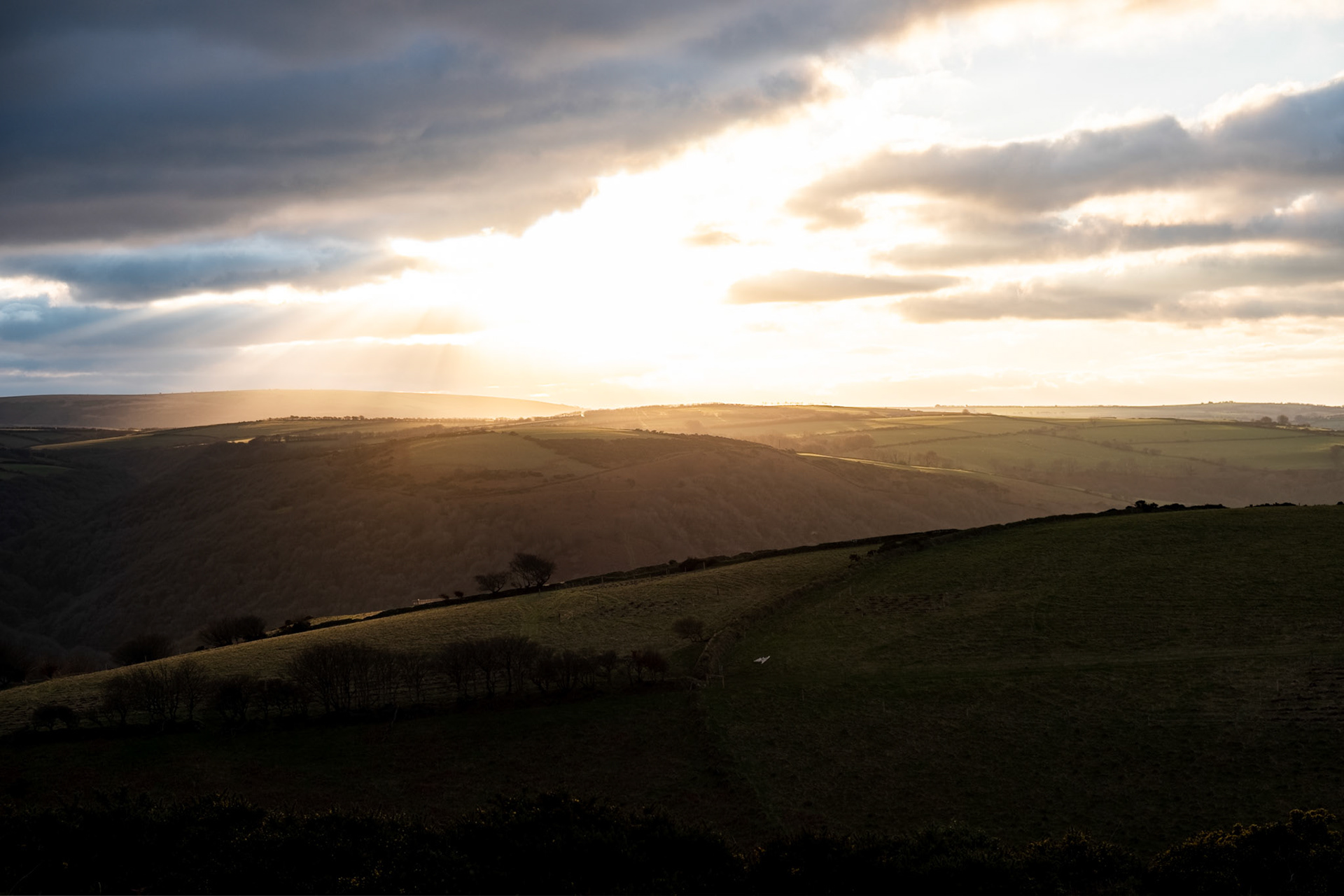 Exmoor view towards Brendon