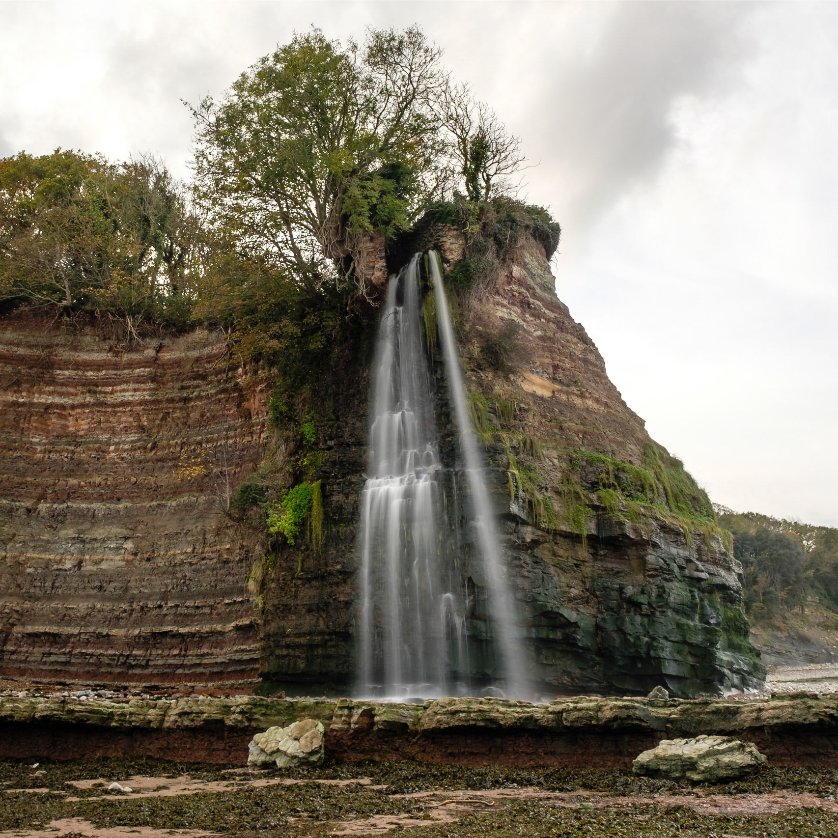 St Audries waterfall