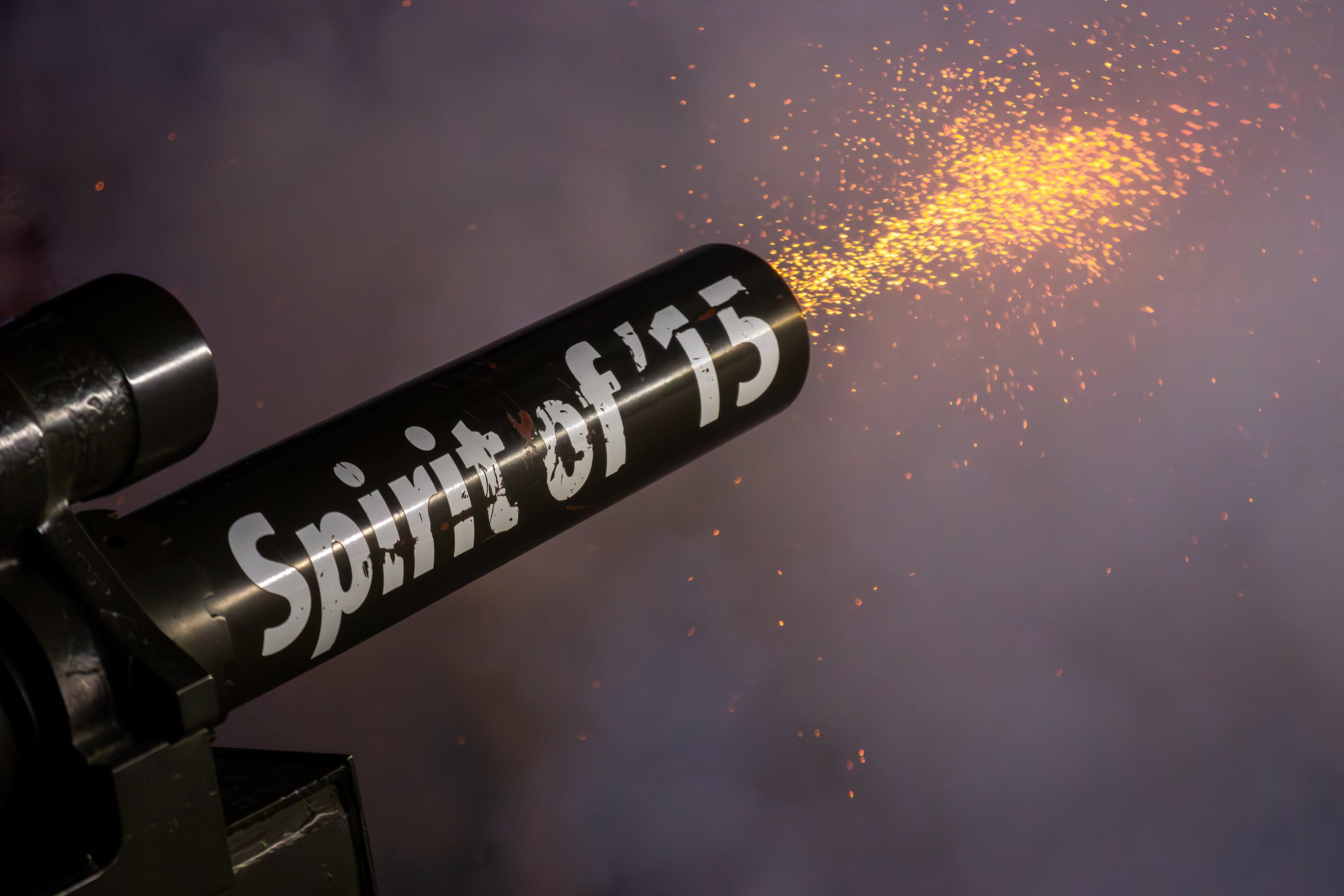 Spirit of '15 fired during midnight yell practice