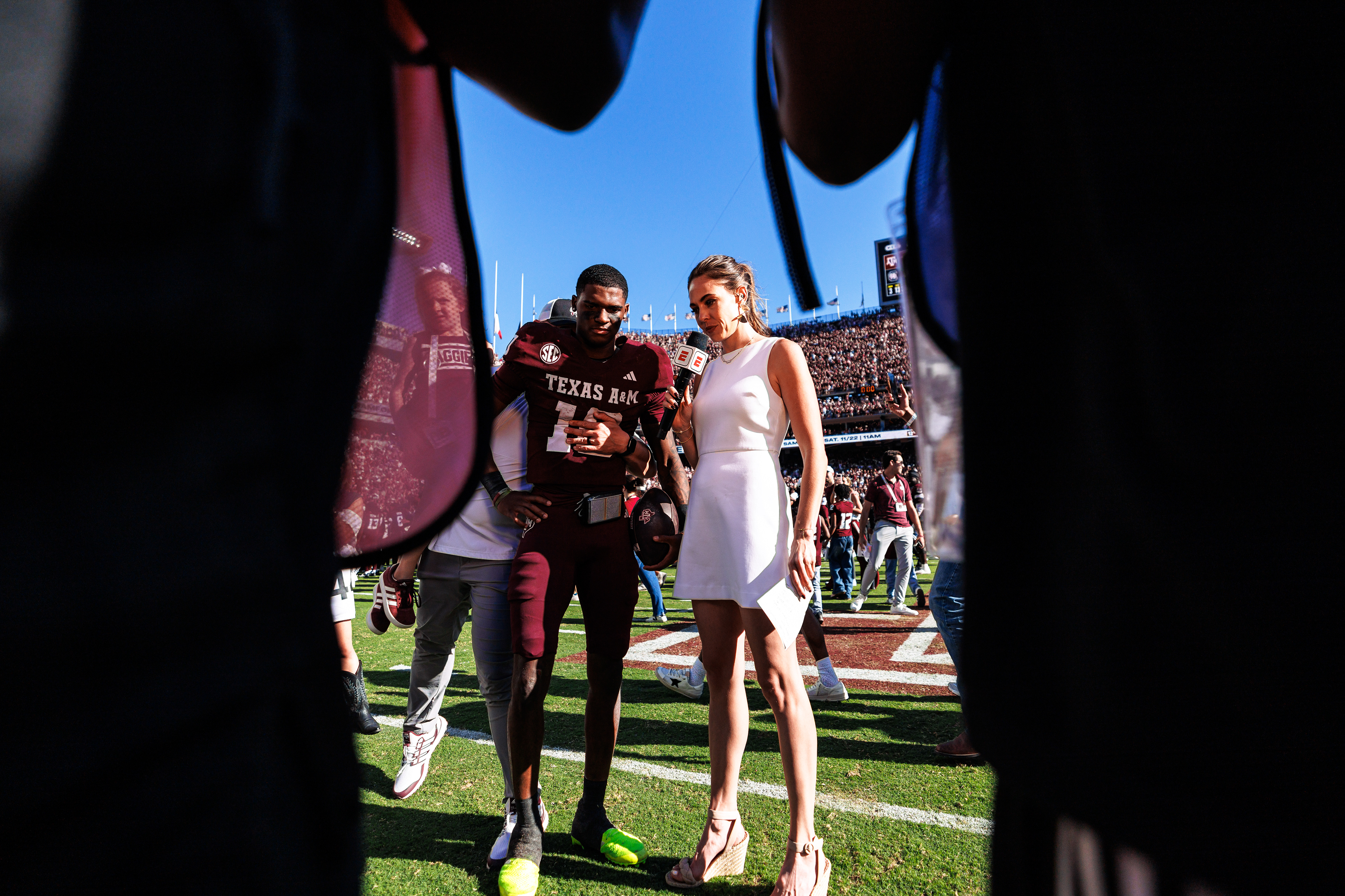 Marcel Reed post game interview