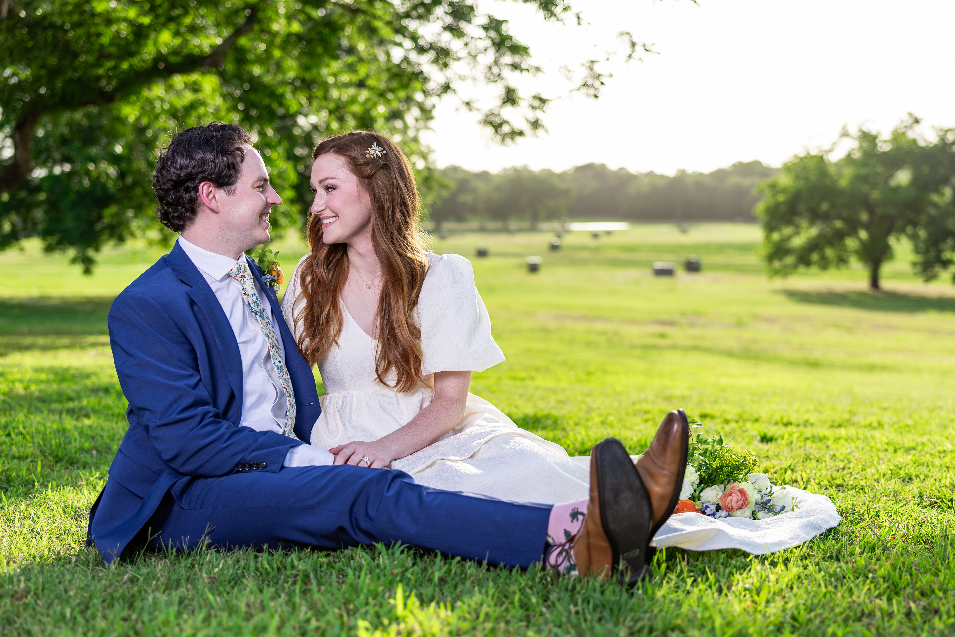 Posed portrait wedding photography