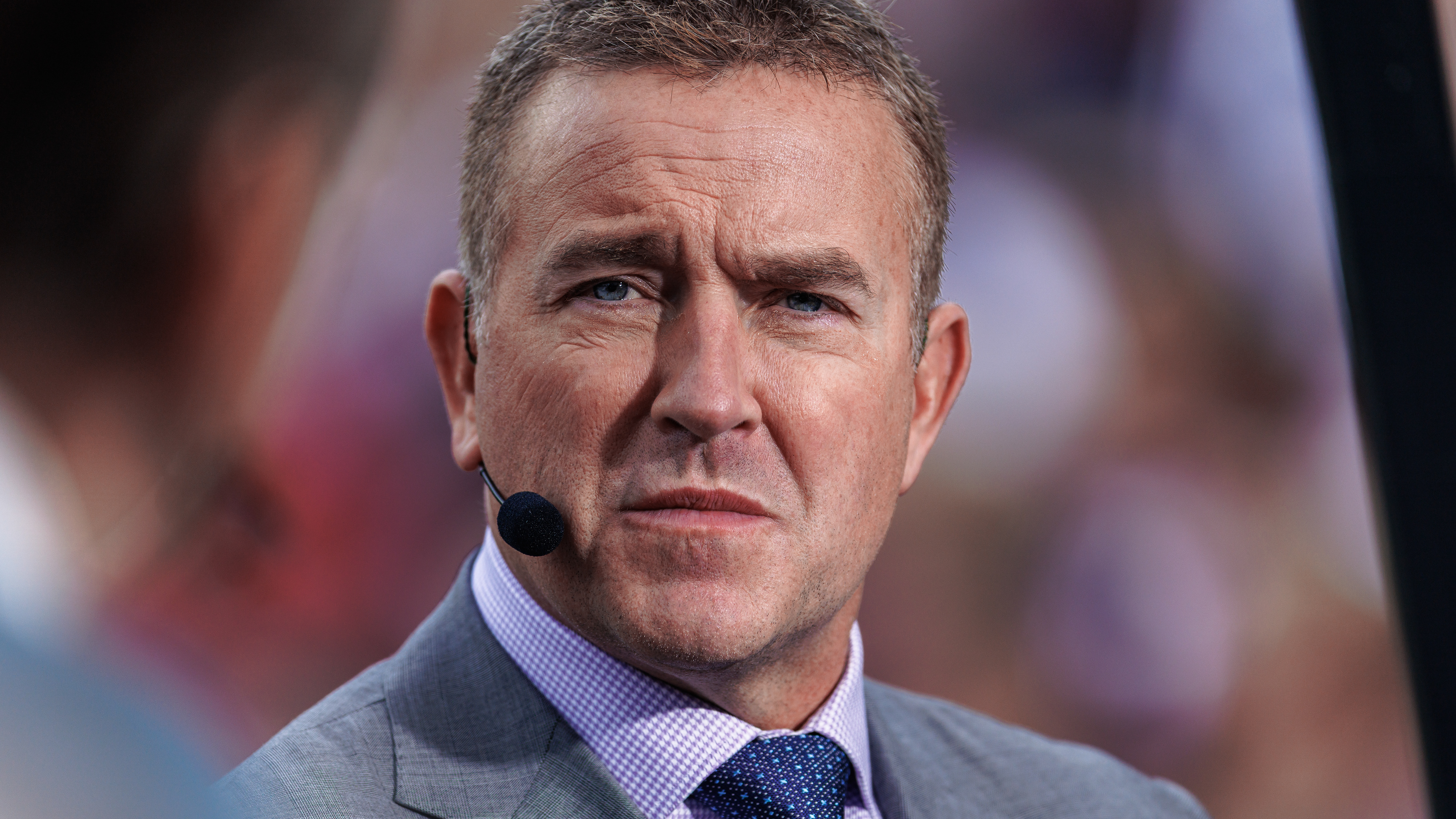 Kirk Herbstreit on the set of CFB Gameday