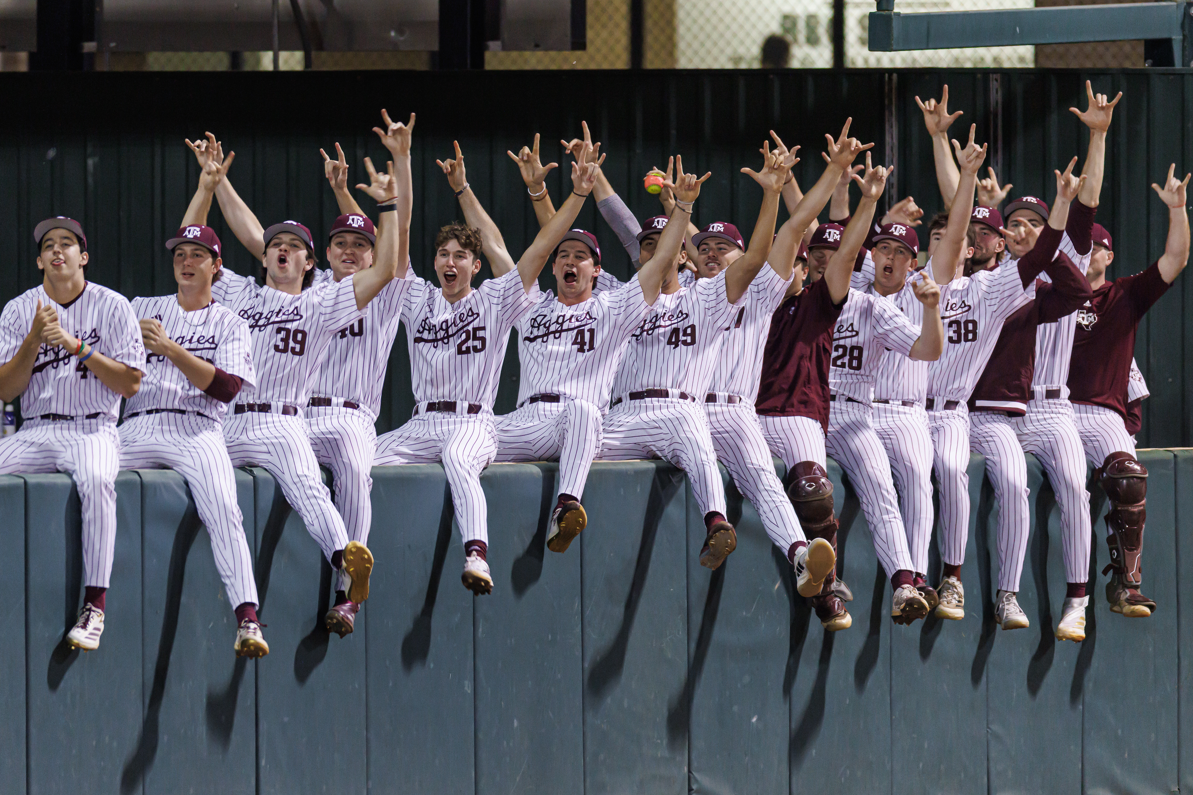 Bullpen homerun celebration