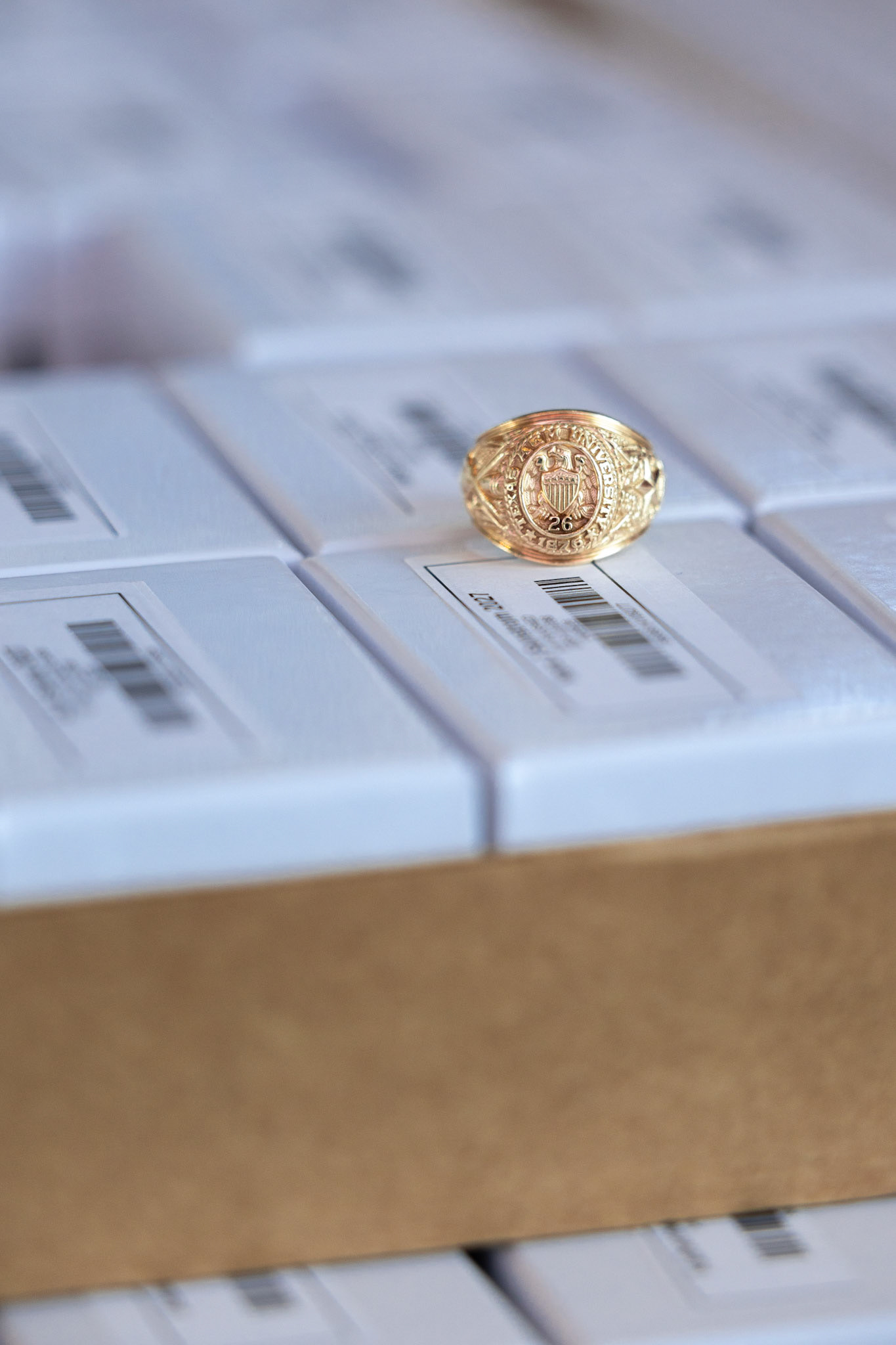Aggie ring during Ring Day, Spring 2026