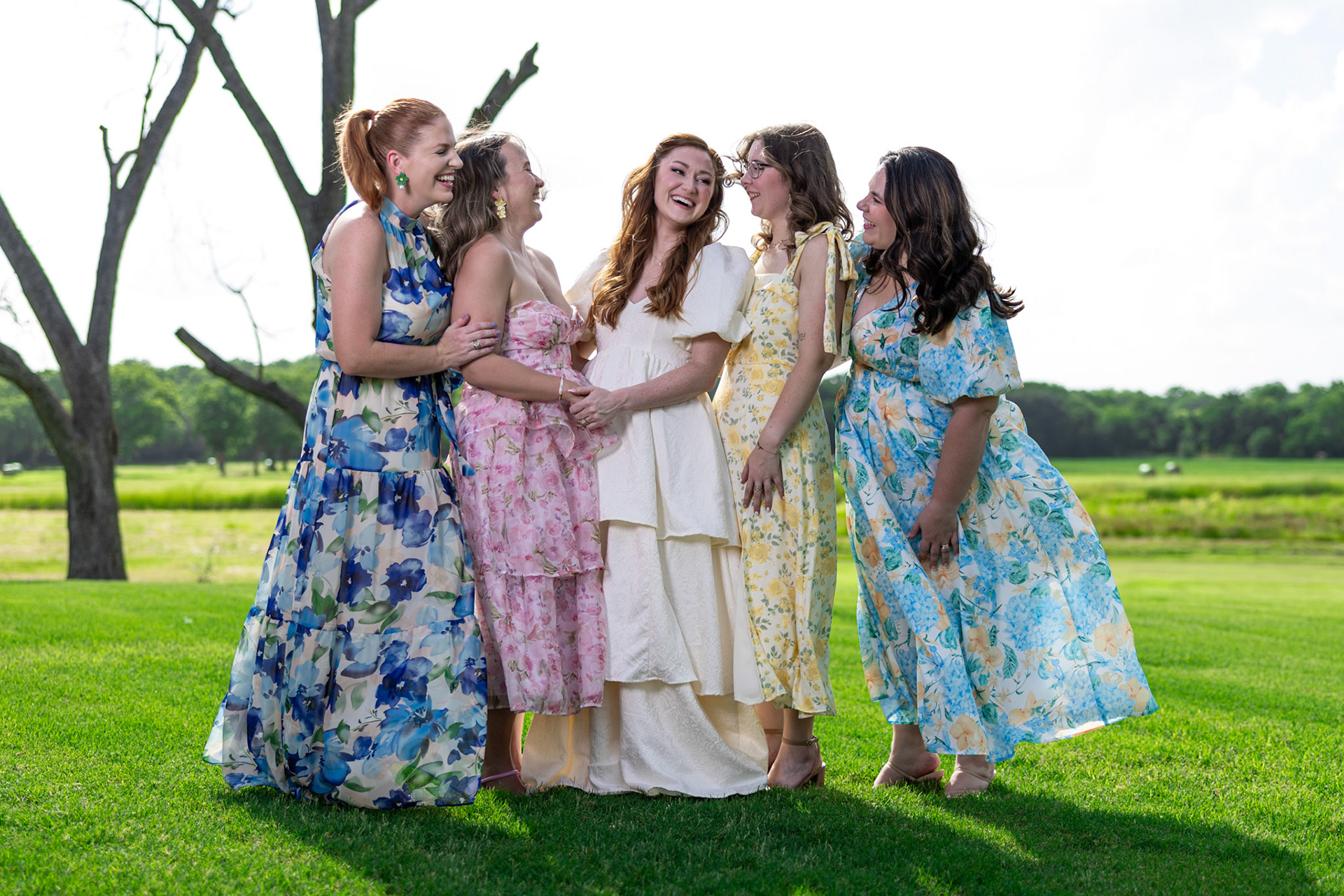 Bridal party  candid