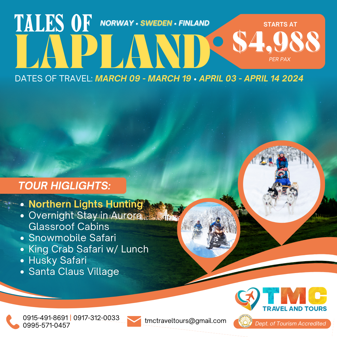 TMC Travel and Tours Lapland Facebook Post