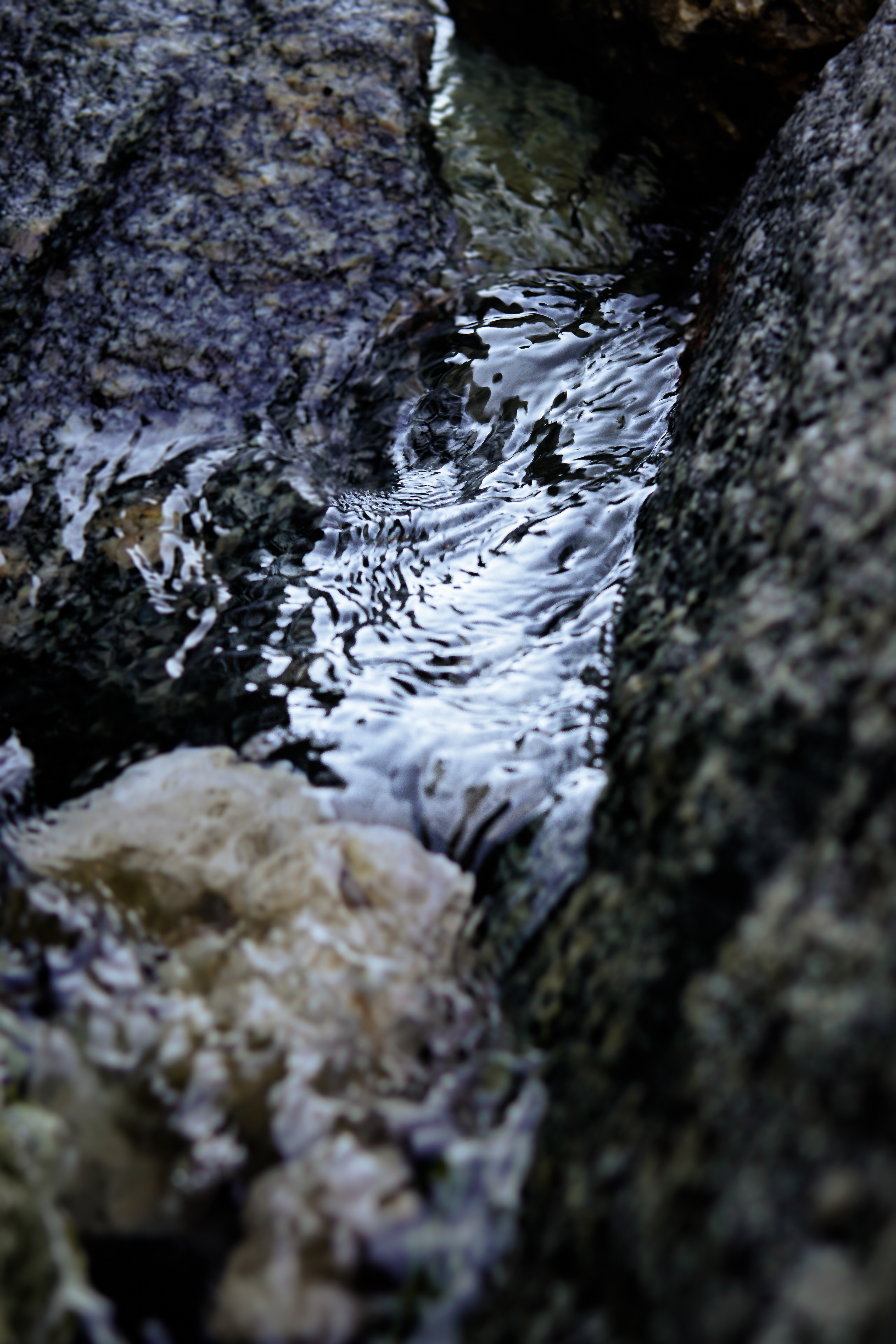 Full view of water flow