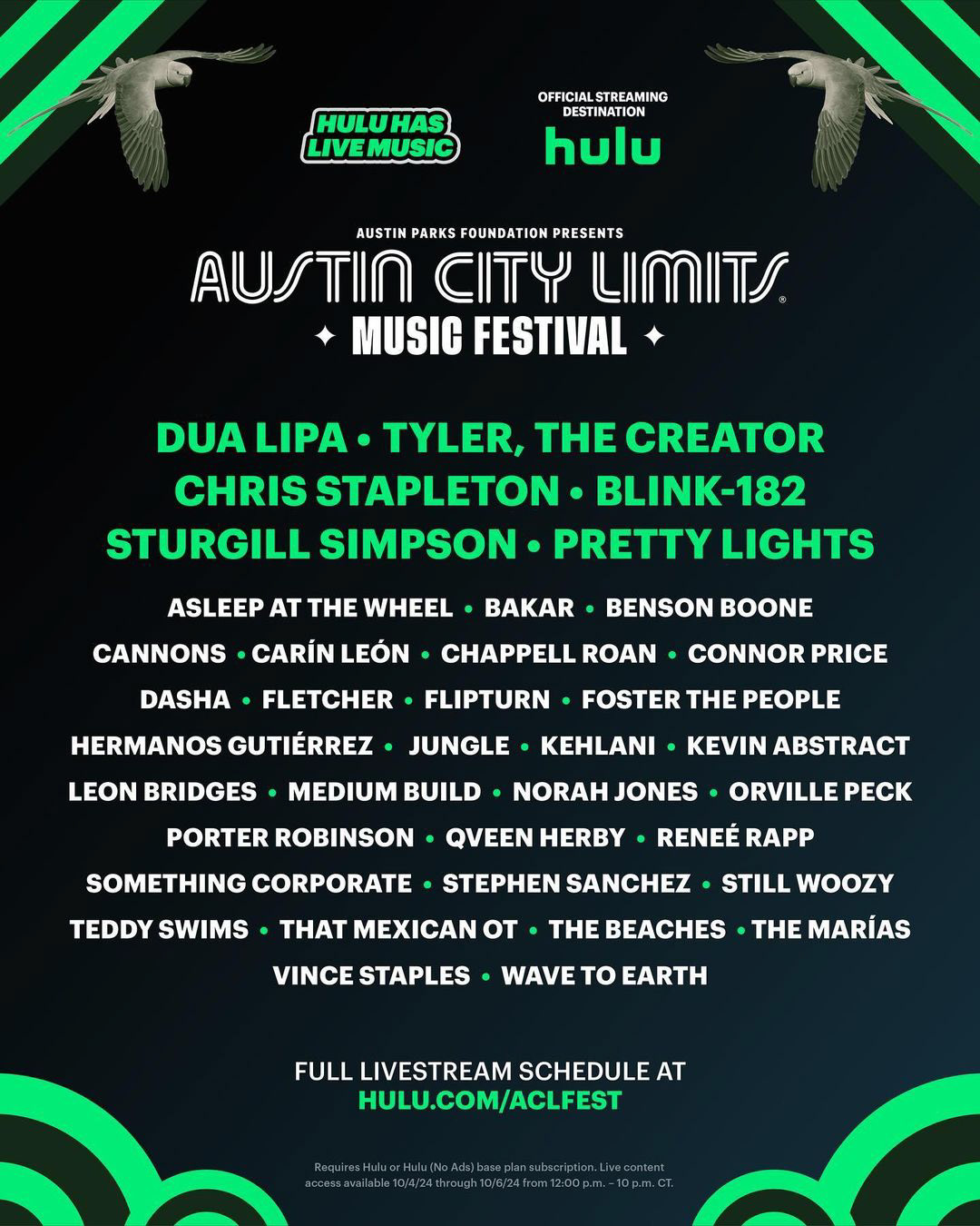 HULU LIVESTREAM PRODUCTION ASSISTANT 2024