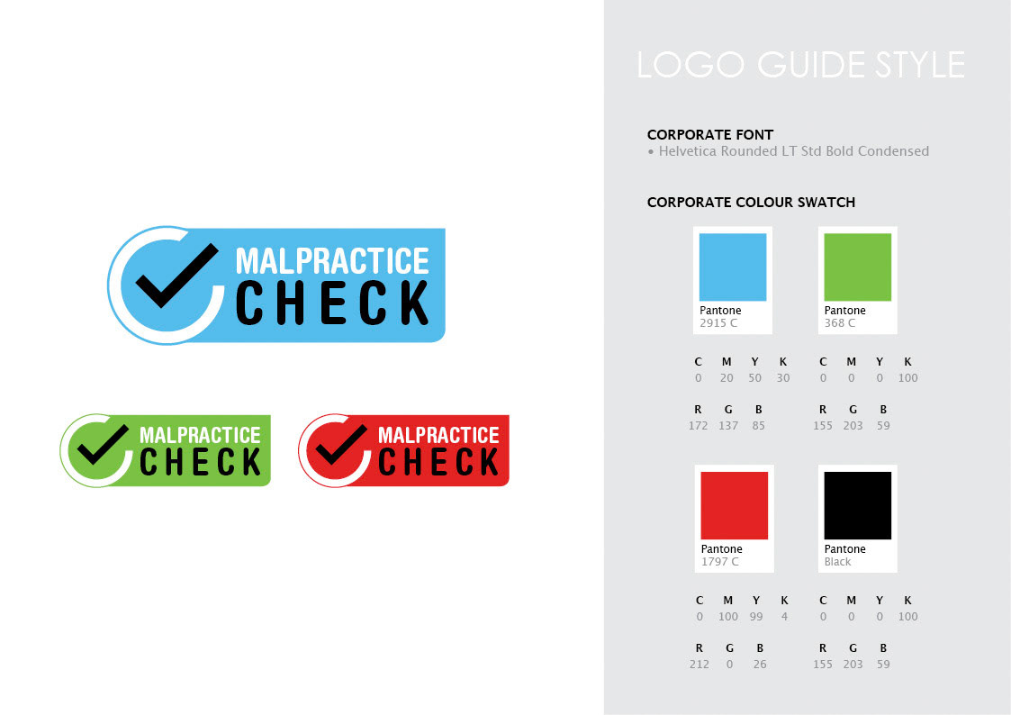 Malpractice Check Logo - USA