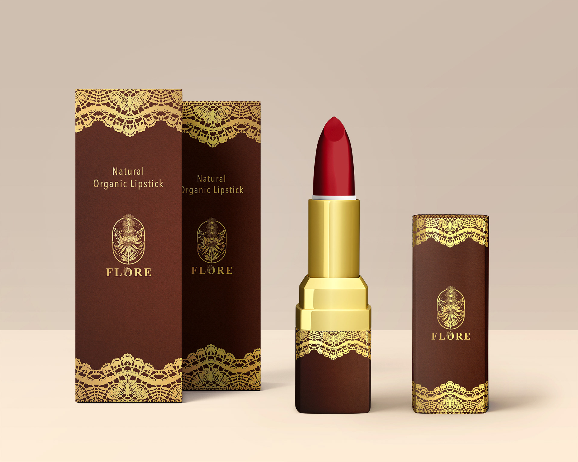 Graphic Design for Luxurious Organic Lipstick - Asia