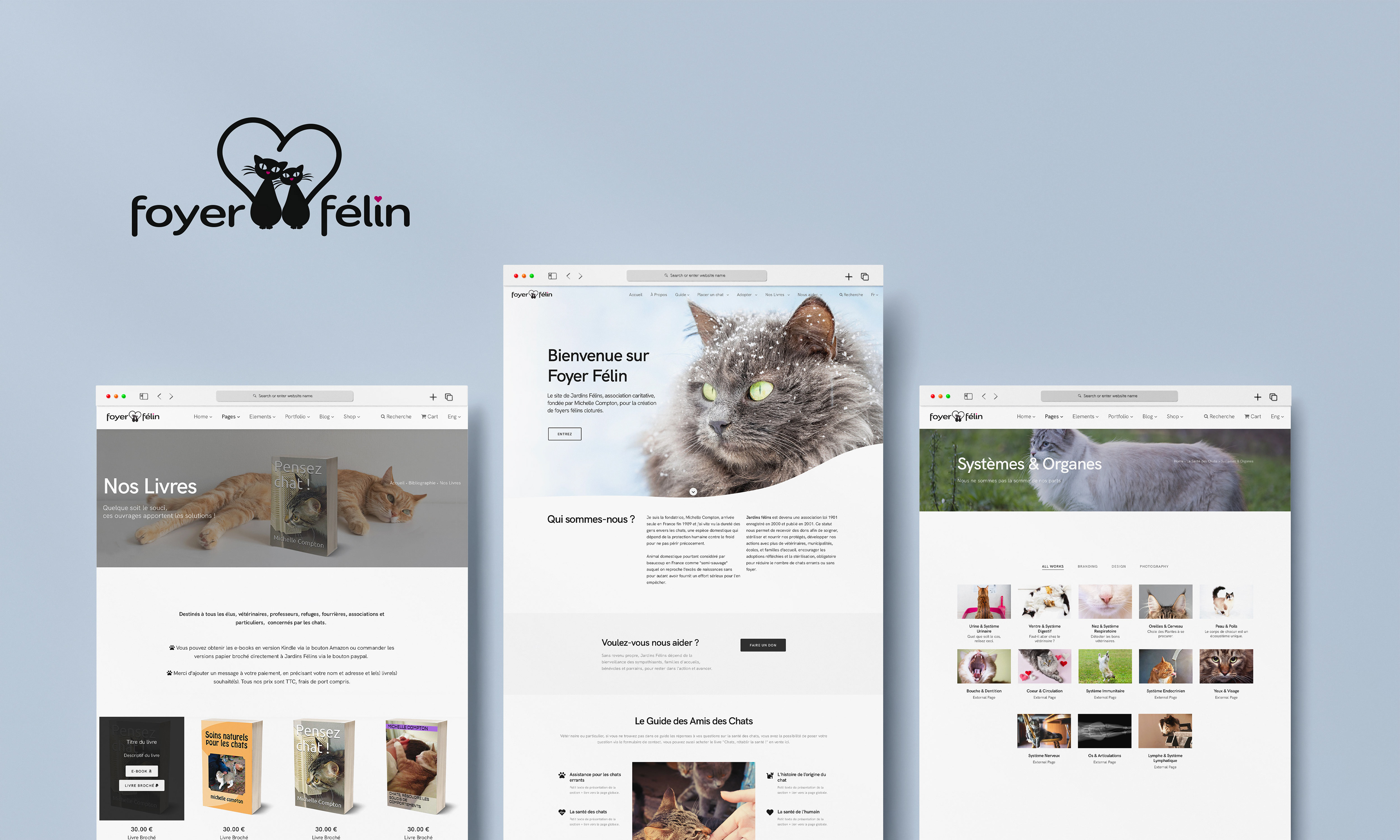 Foyer Félin Responsive Website - France