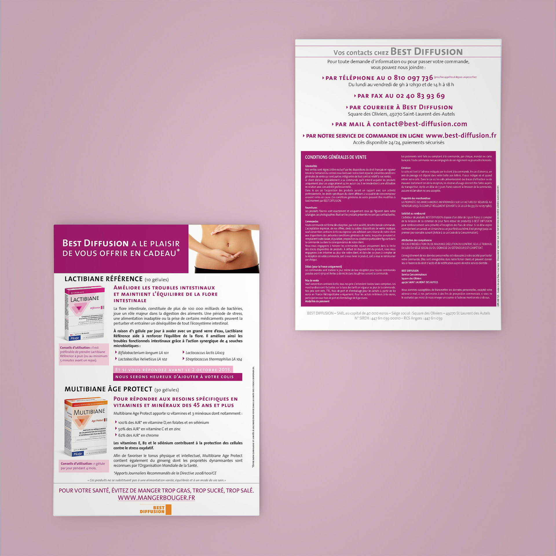 Best Diffusion Organic Products Newsletter  - France