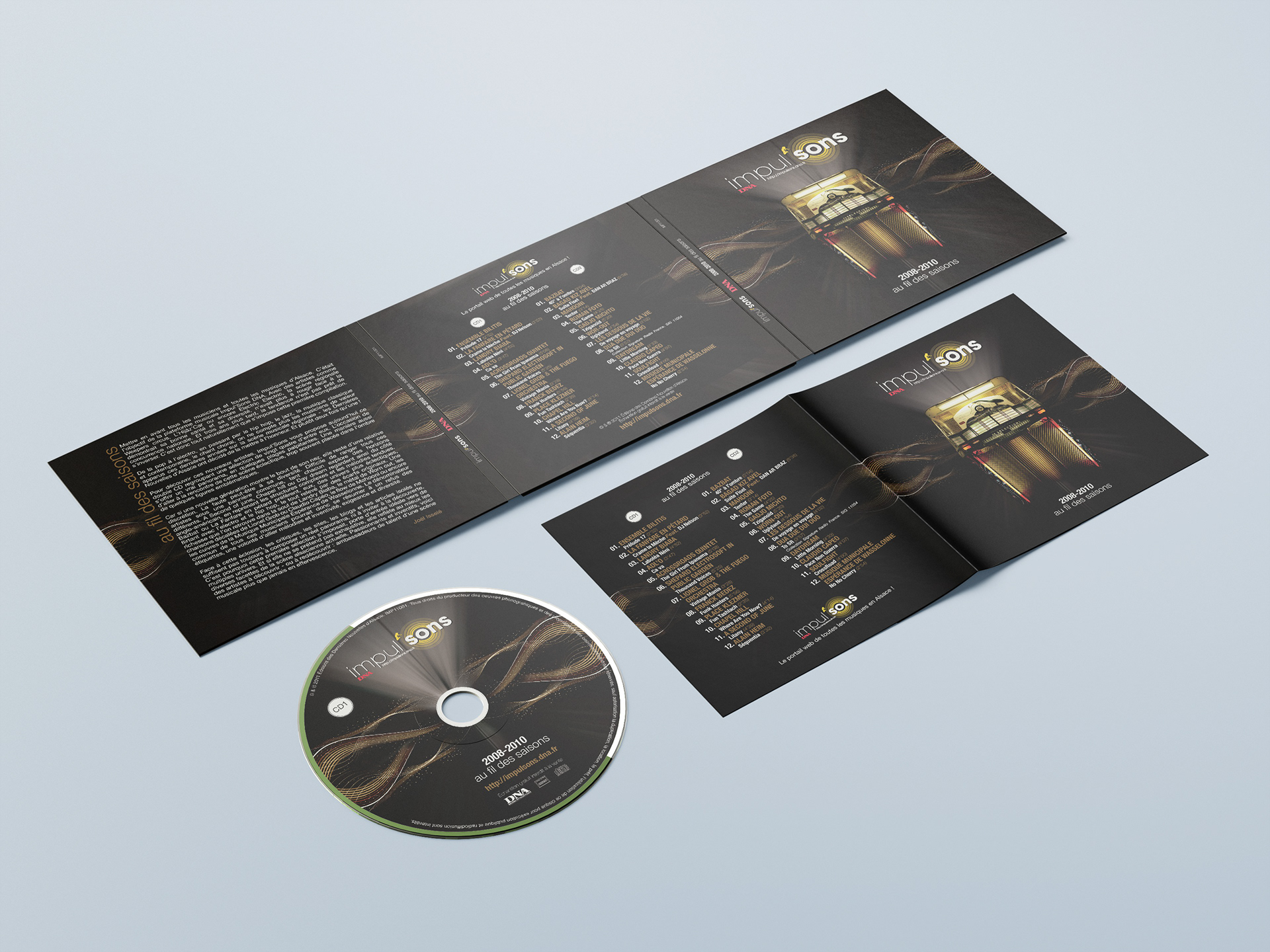 Impul'sons DNA Compilation 6 Panel Digipack - France