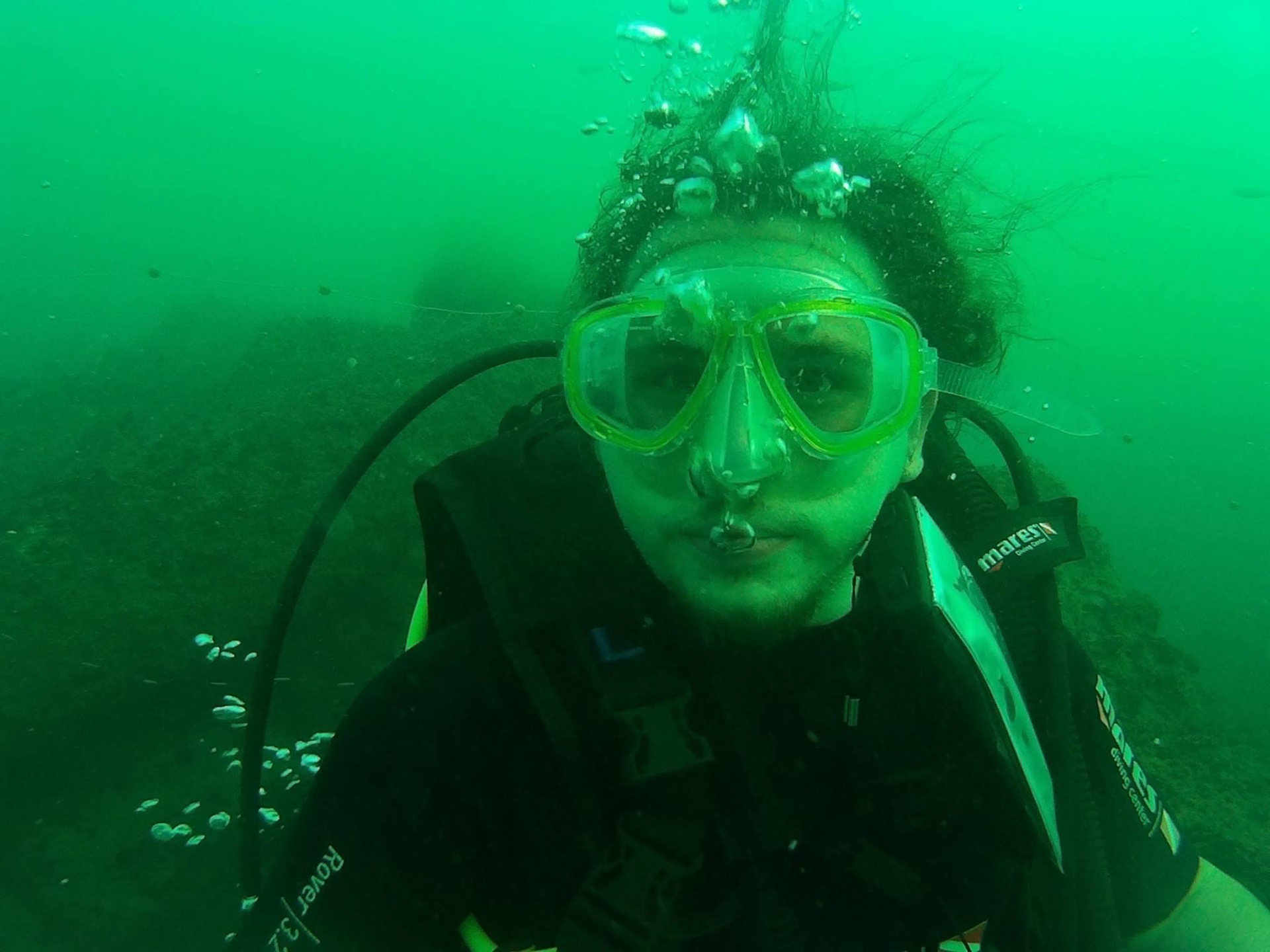 Underwater filming in Alexandria for 'Follow Me'